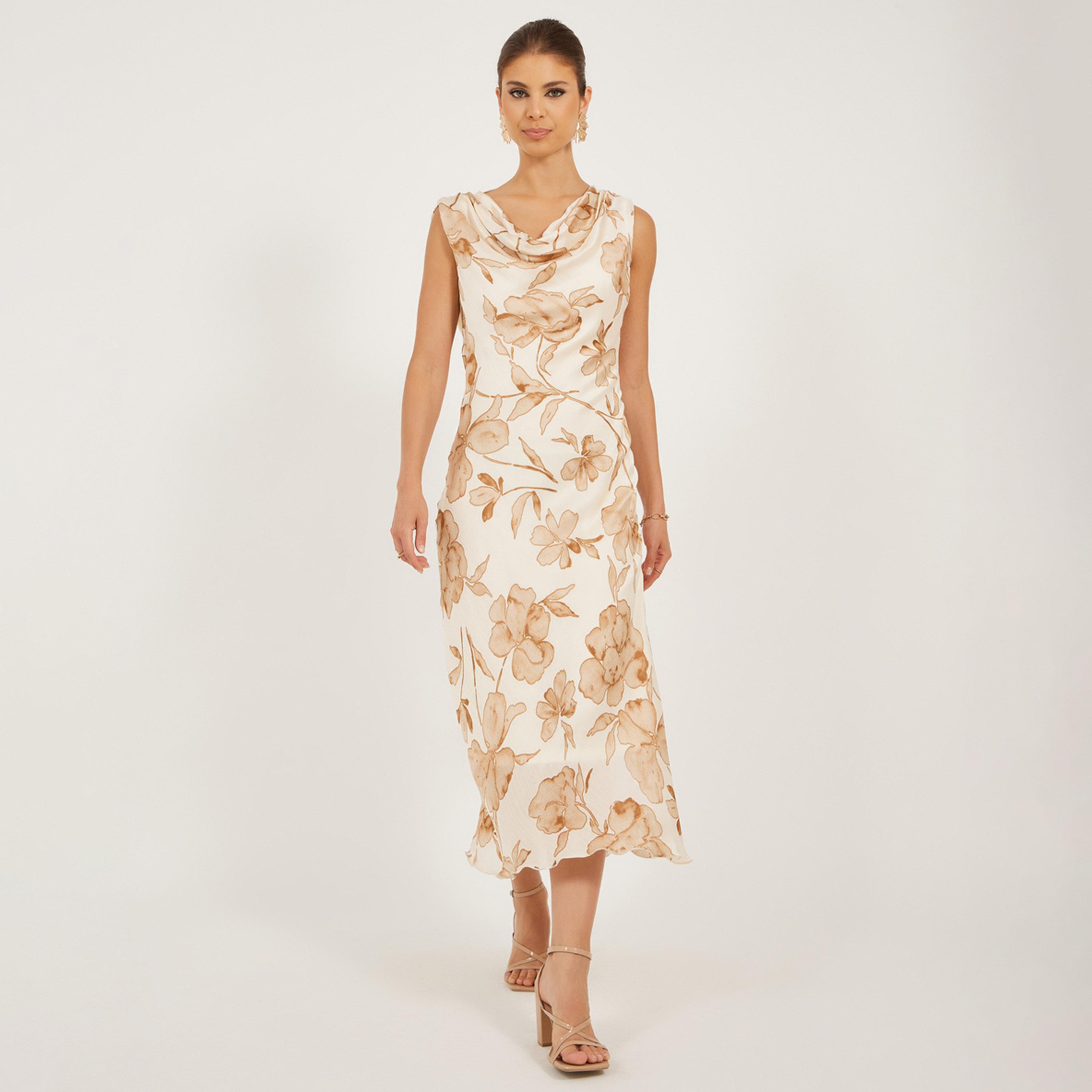 Styli Printed Sleeveless A-Line Midi Dress-women-clothing-dresses-image-2
