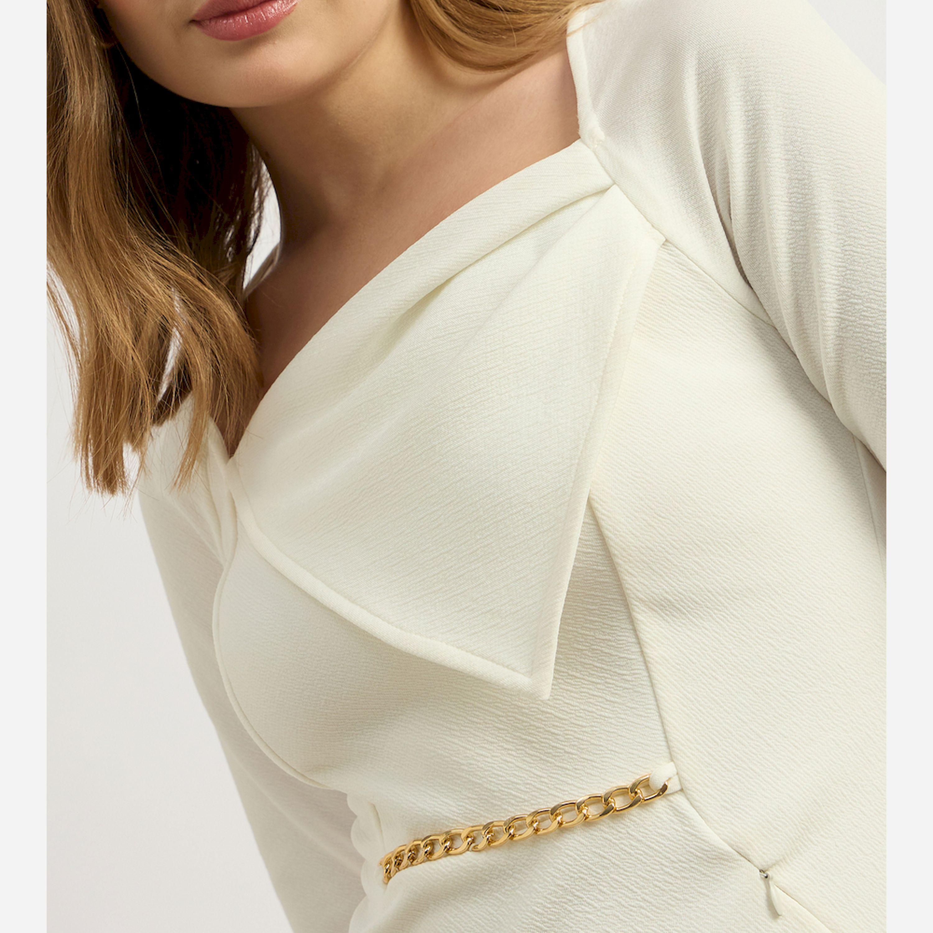 ستايلي - يو آند اف - فستان ميدي شبكي أخضر متعدد الطبقات-women-clothing-dresses-image-4