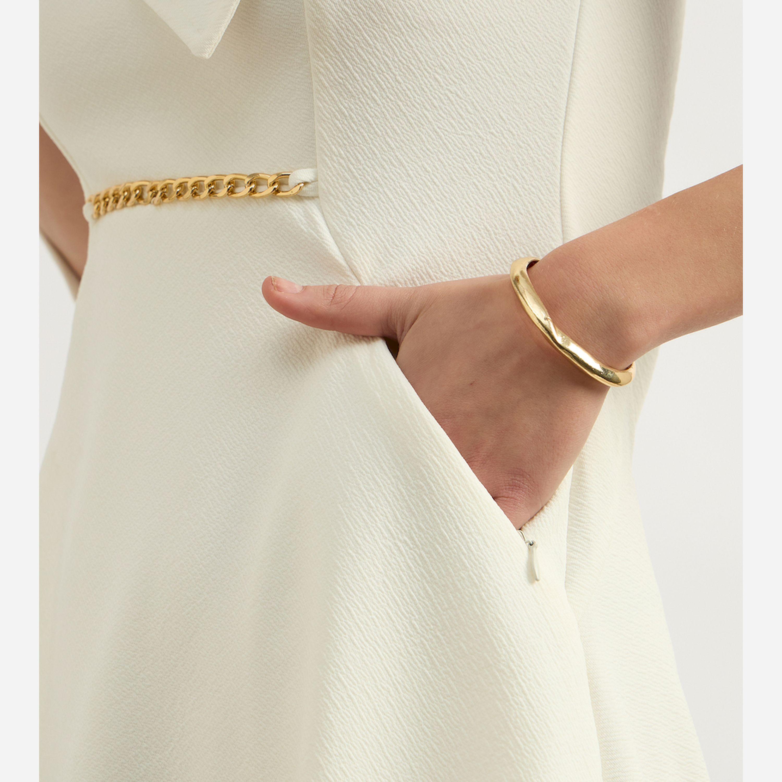 ستايلي - يو آند اف - فستان ميدي شبكي أخضر متعدد الطبقات-women-clothing-dresses-image-7