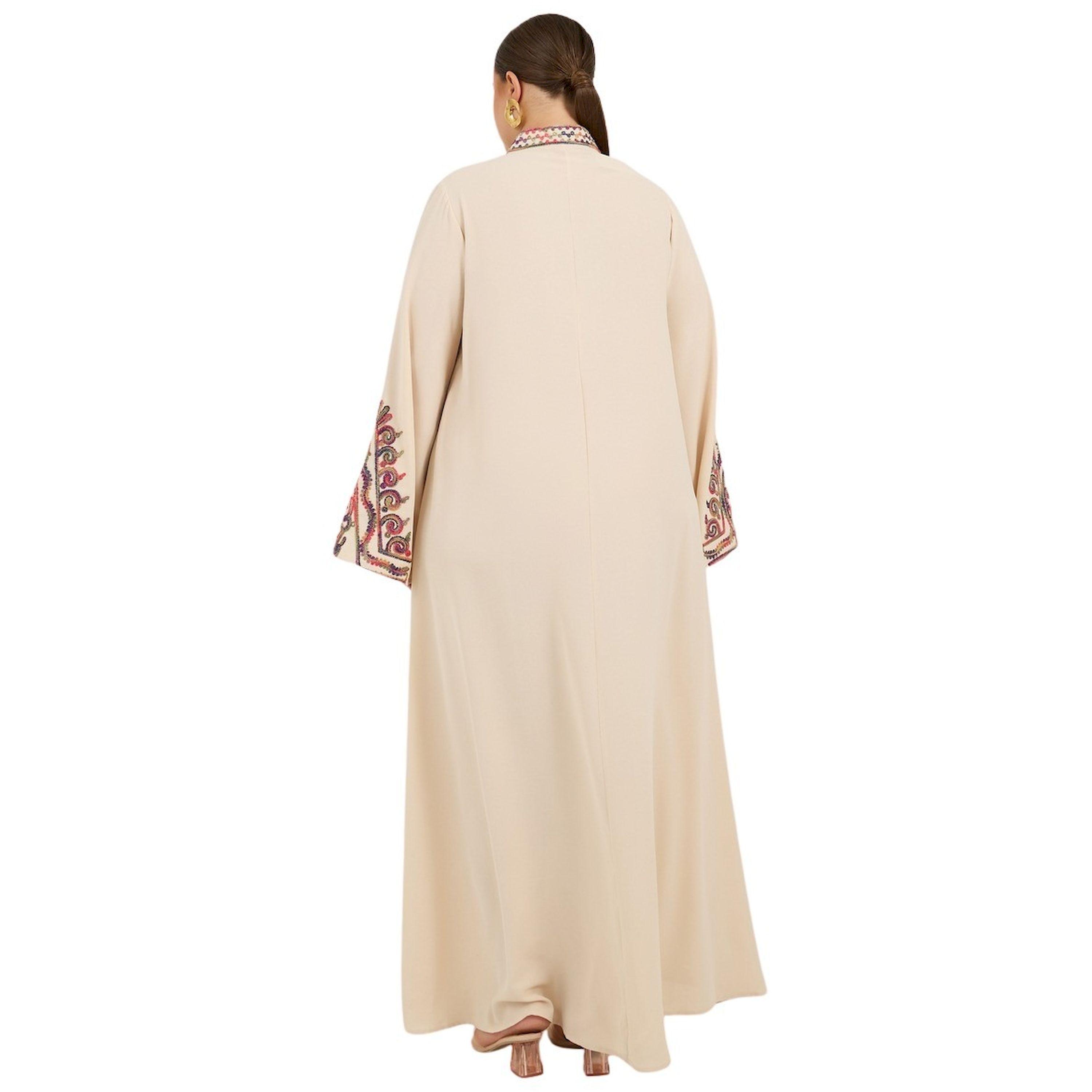أميرة x ستايلي جلابية بمقاس كبير وحافة واسعة مع ياقة قائمة-women-arabicclothing-jalabiyas-image-5