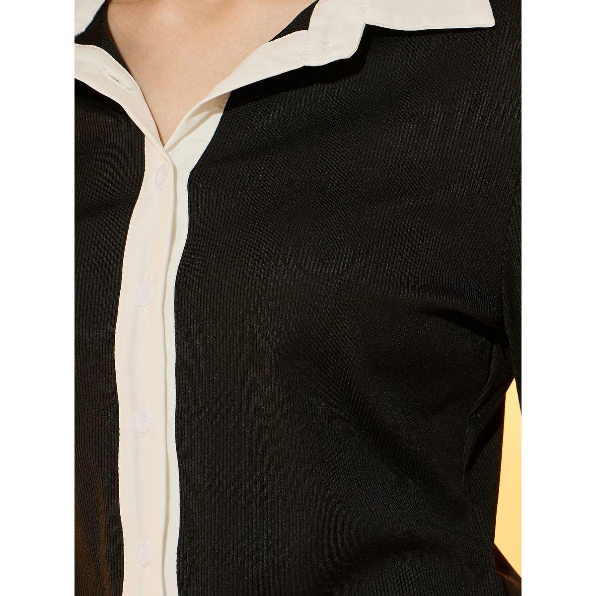 Take Two Regular Fit Contrast Trim Knitted Shirt-women-clothing-shirtsandblouses-shirts-image-3