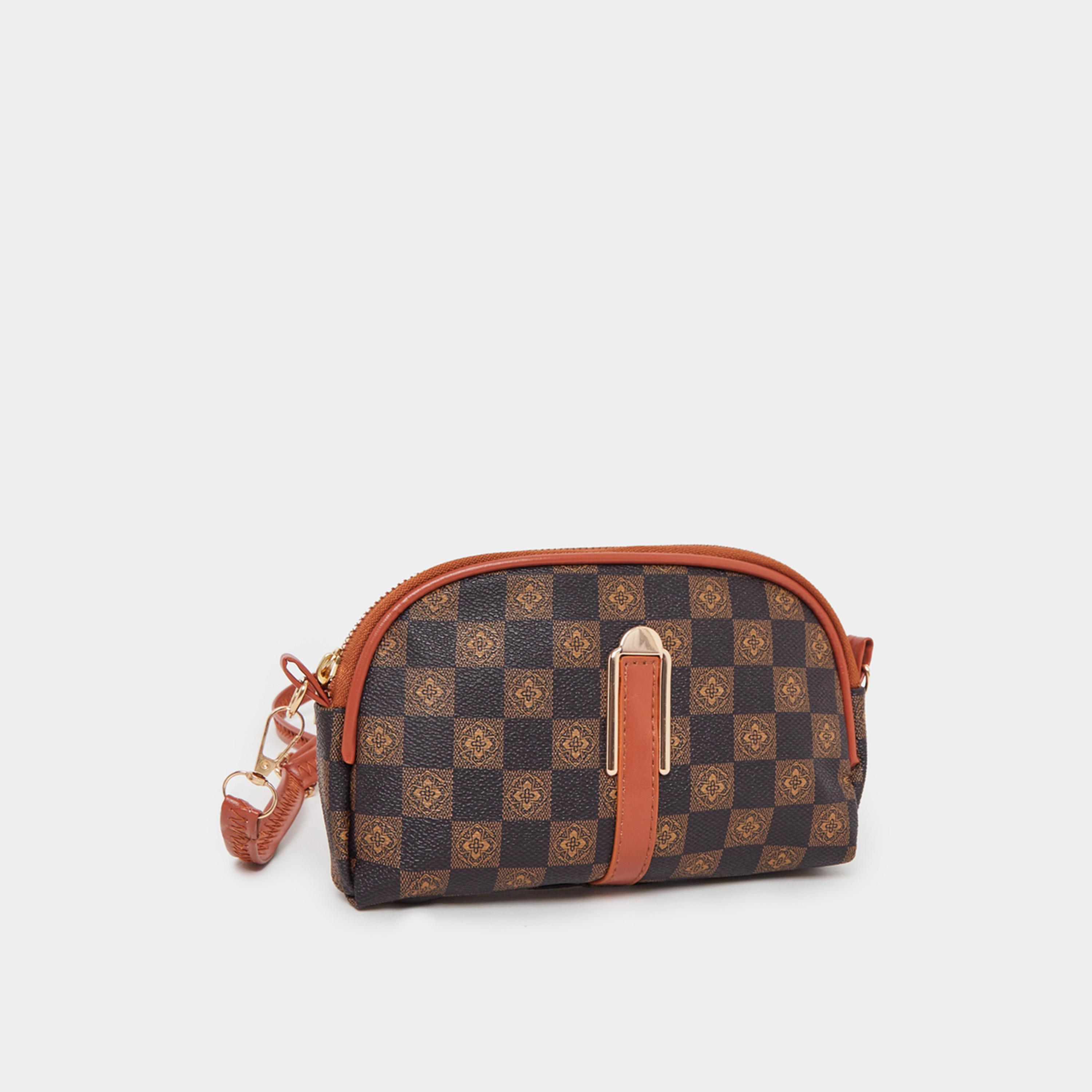 ستايلي - حقيبة كروس بودي مطبوعة مع حزام قابل للفصل-women-bagsandwallets-handbags-image-1