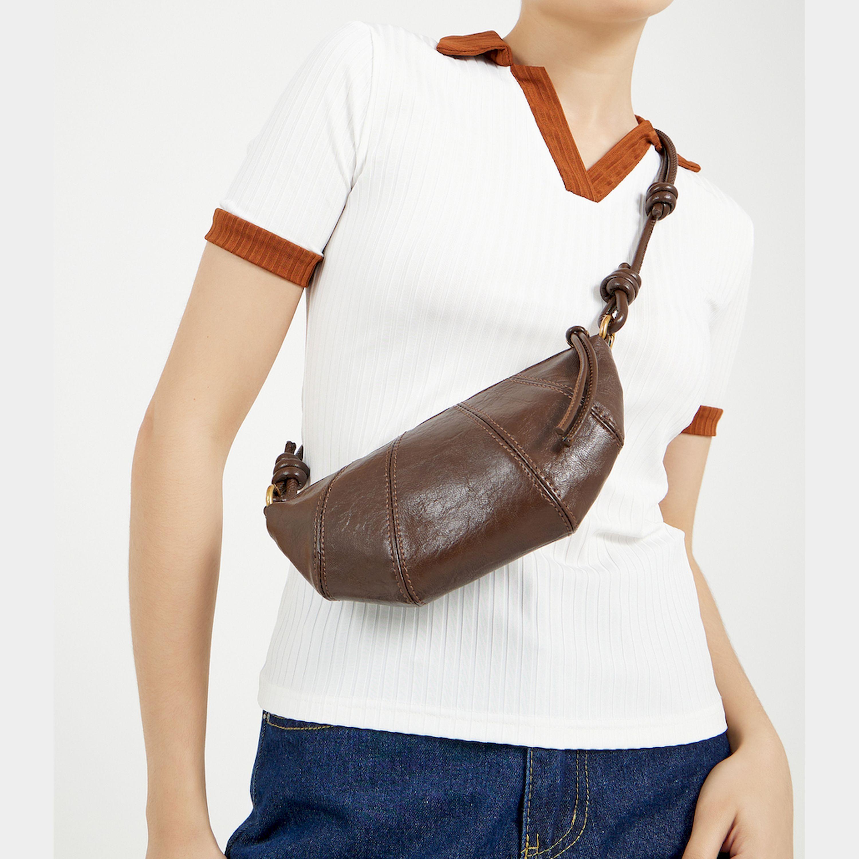Styli Stitch Detail Half Moon Crossbody Bag-women-bagsandwallets-handbags-image-2
