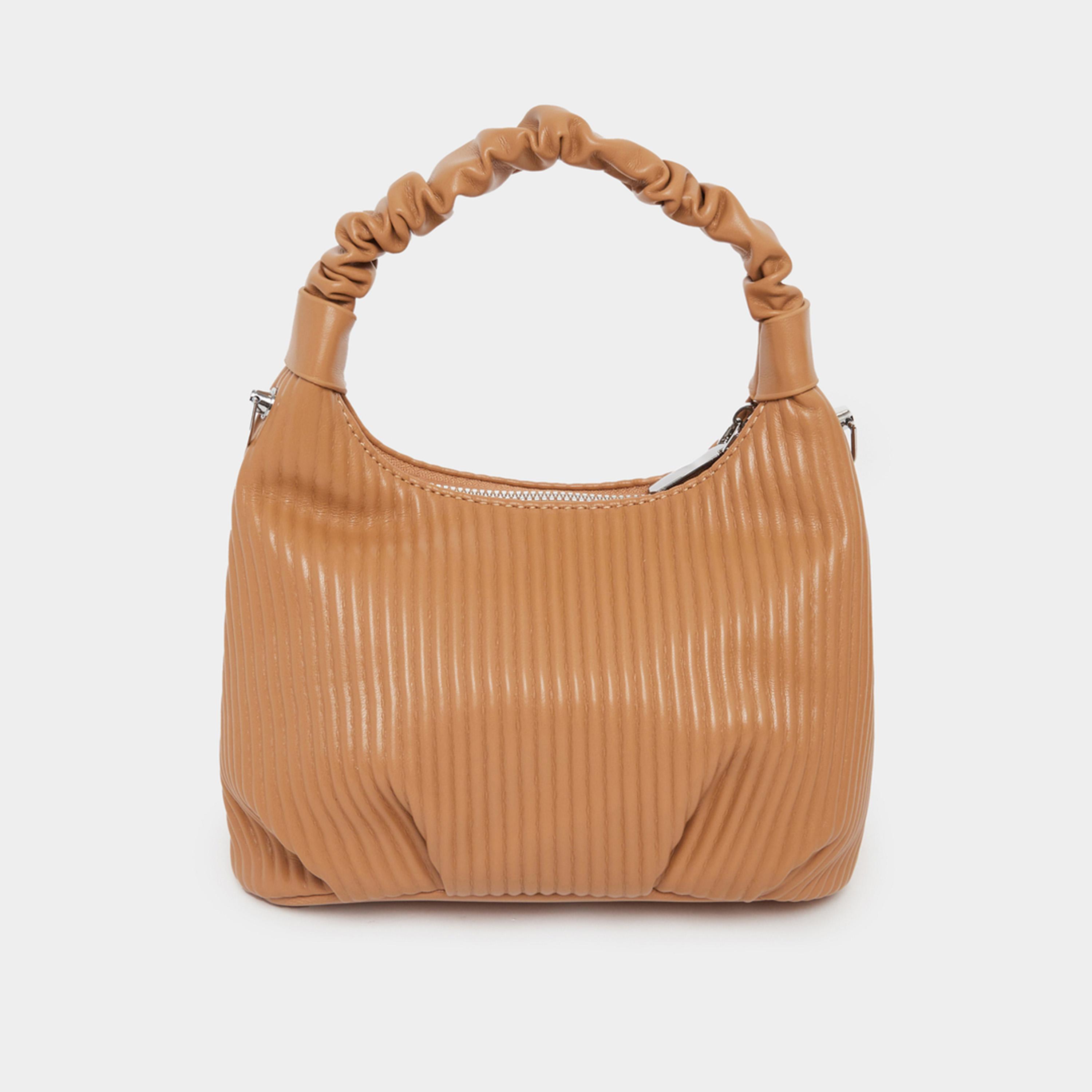 Styli Textured Mini Handbag With Detachable Strap-women-bagsandwallets-handbags-image-4