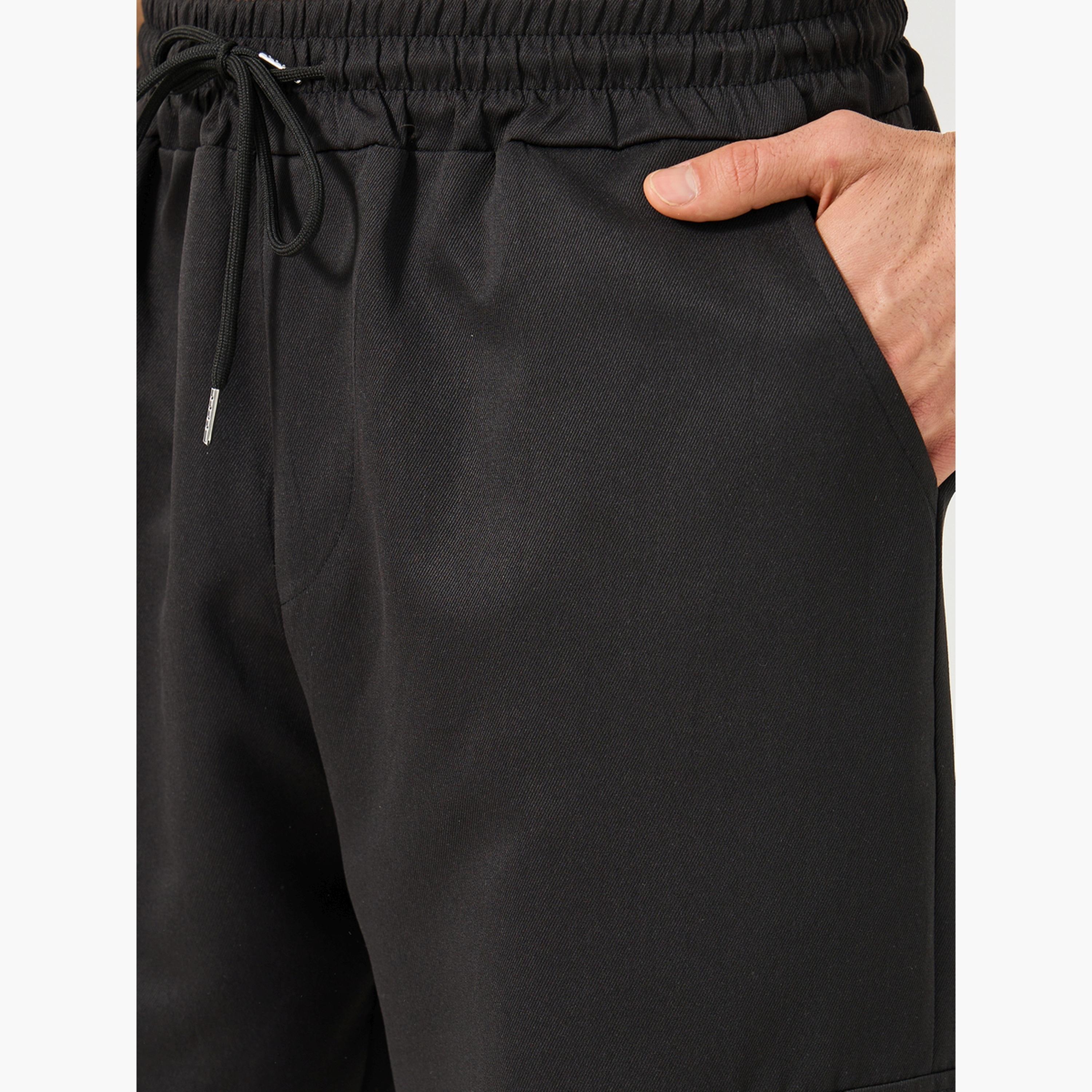 Styli Mid Rise Slim Fit Cargo Pant with Drawstring-men-clothing-sportswearandactivewear-bottoms-image-3