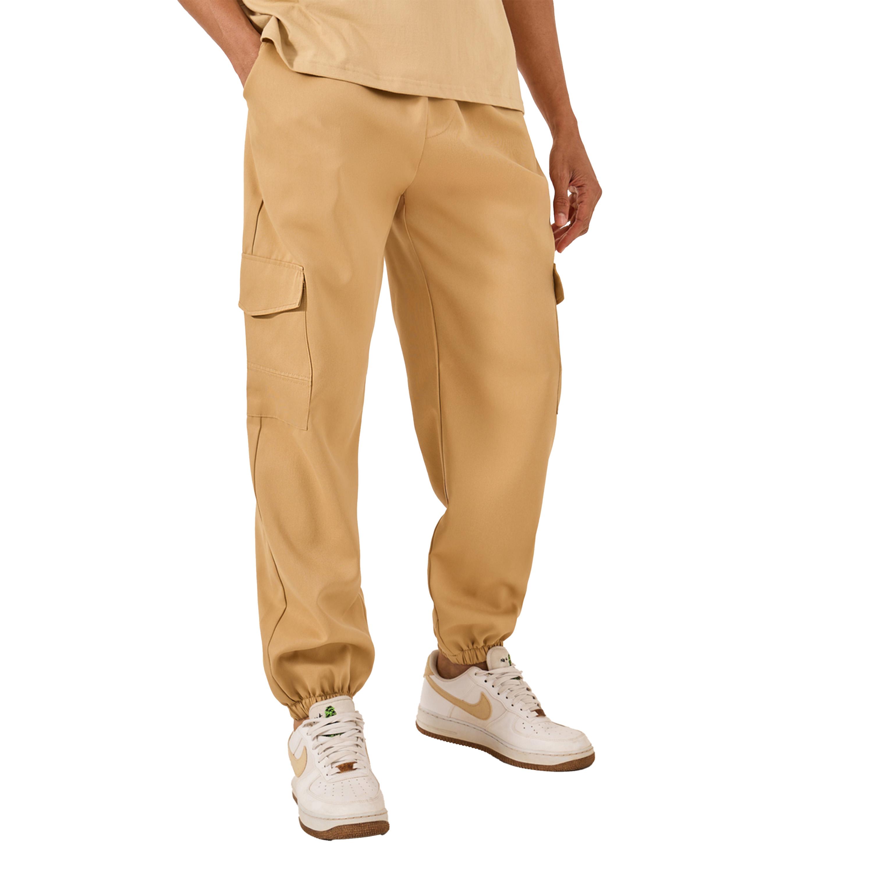 Styli Mid Rise Slim Fit Cargo Pants with Drawstring-men-clothing-sportswearandactivewear-bottoms-image-1