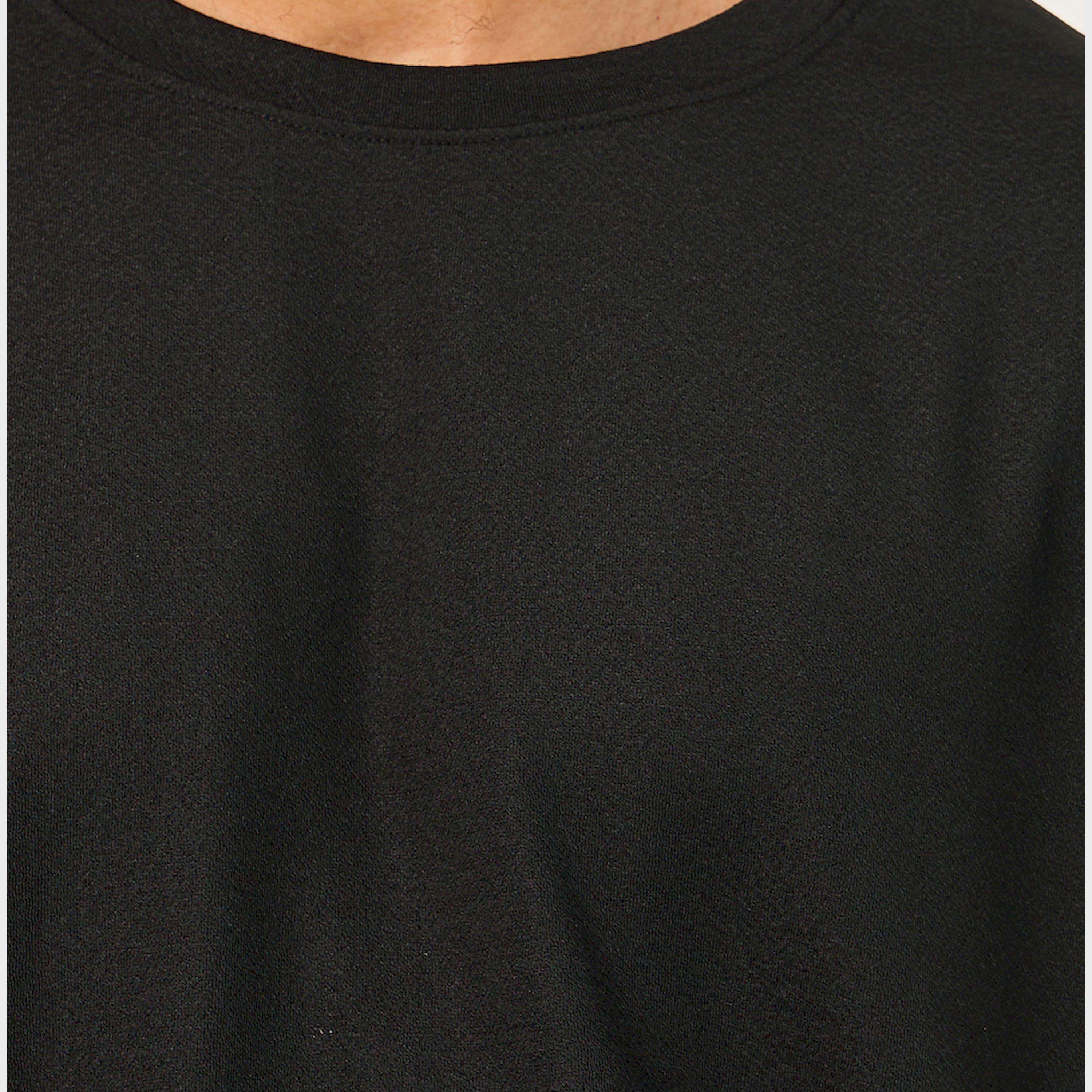 Styli Textured Stretch 3/4Th Sleeves Oversized T-Shirt-men-clothing-tshirtsandpolos-tshirts-image-3