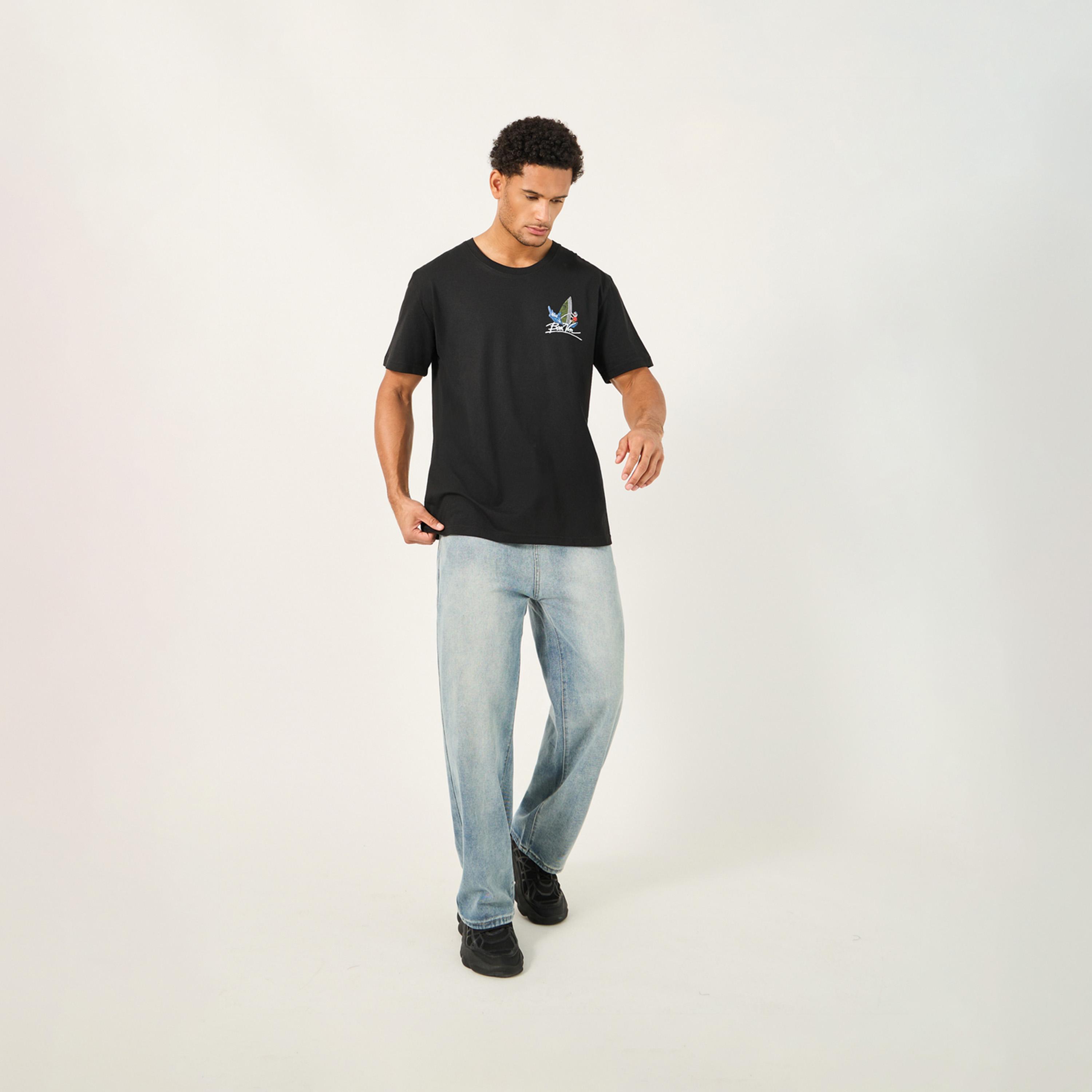 Styli Graphic Print Round Neck Oversized T-Shirt-men-clothing-tshirtsandpolos-tshirts-image-3