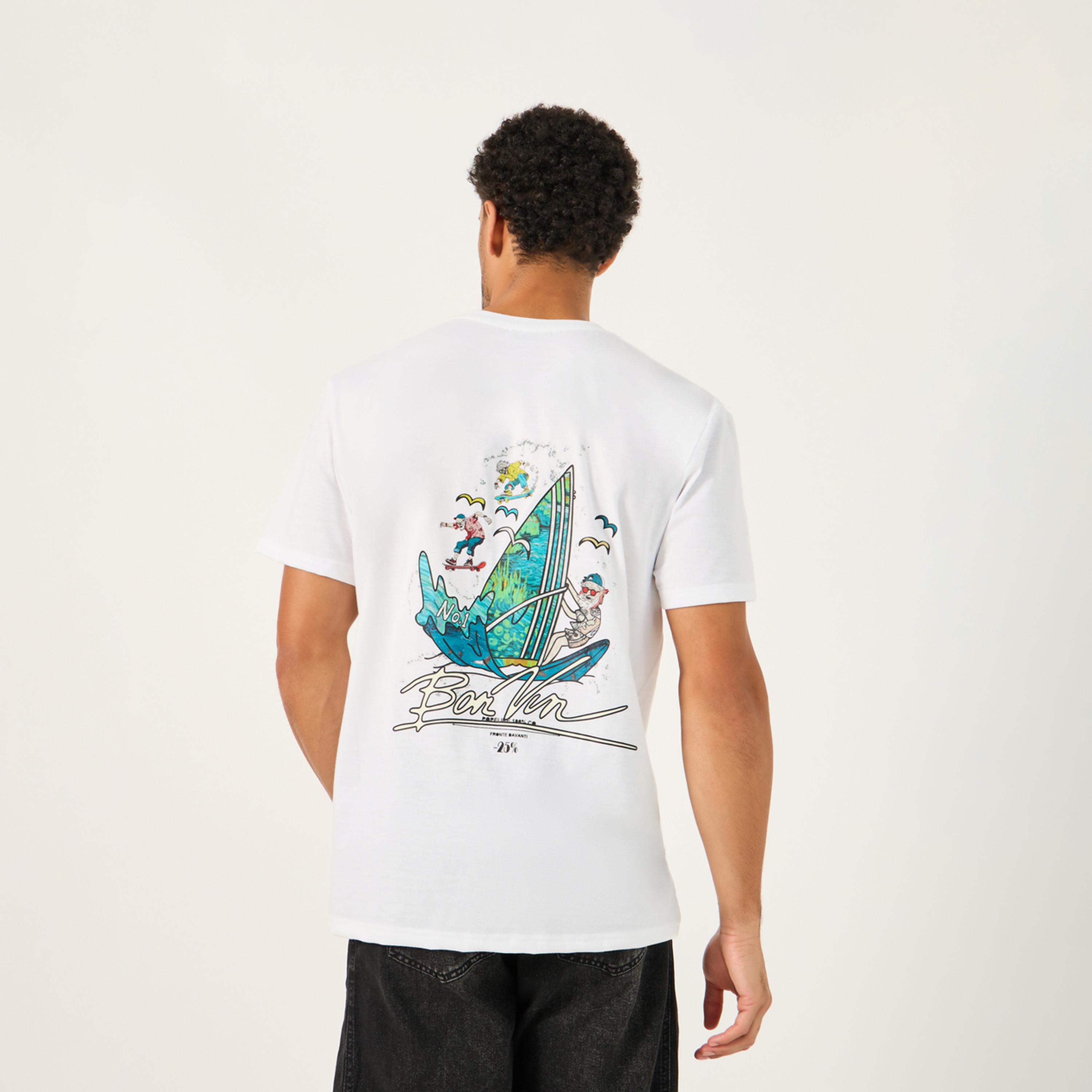 Styli Graphic Print Round Neck Oversized T-Shirt-men-clothing-tshirtsandpolos-tshirts-image-1