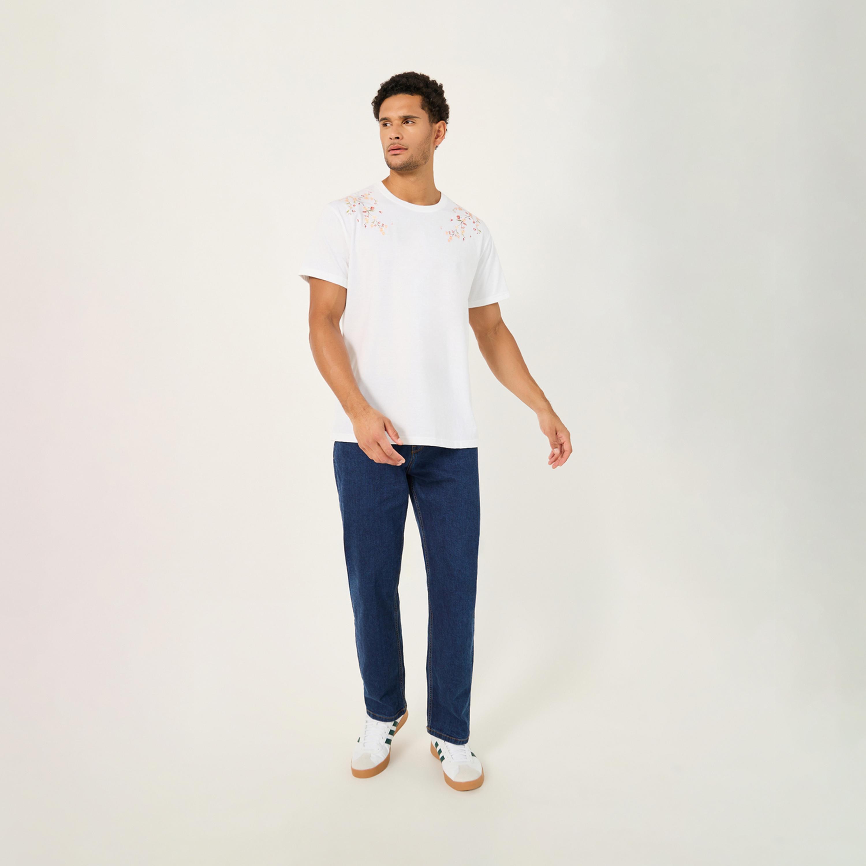 Styli Placement Print Oversized Round Neck T-Shirt-men-clothing-tshirtsandpolos-tshirts-image-2