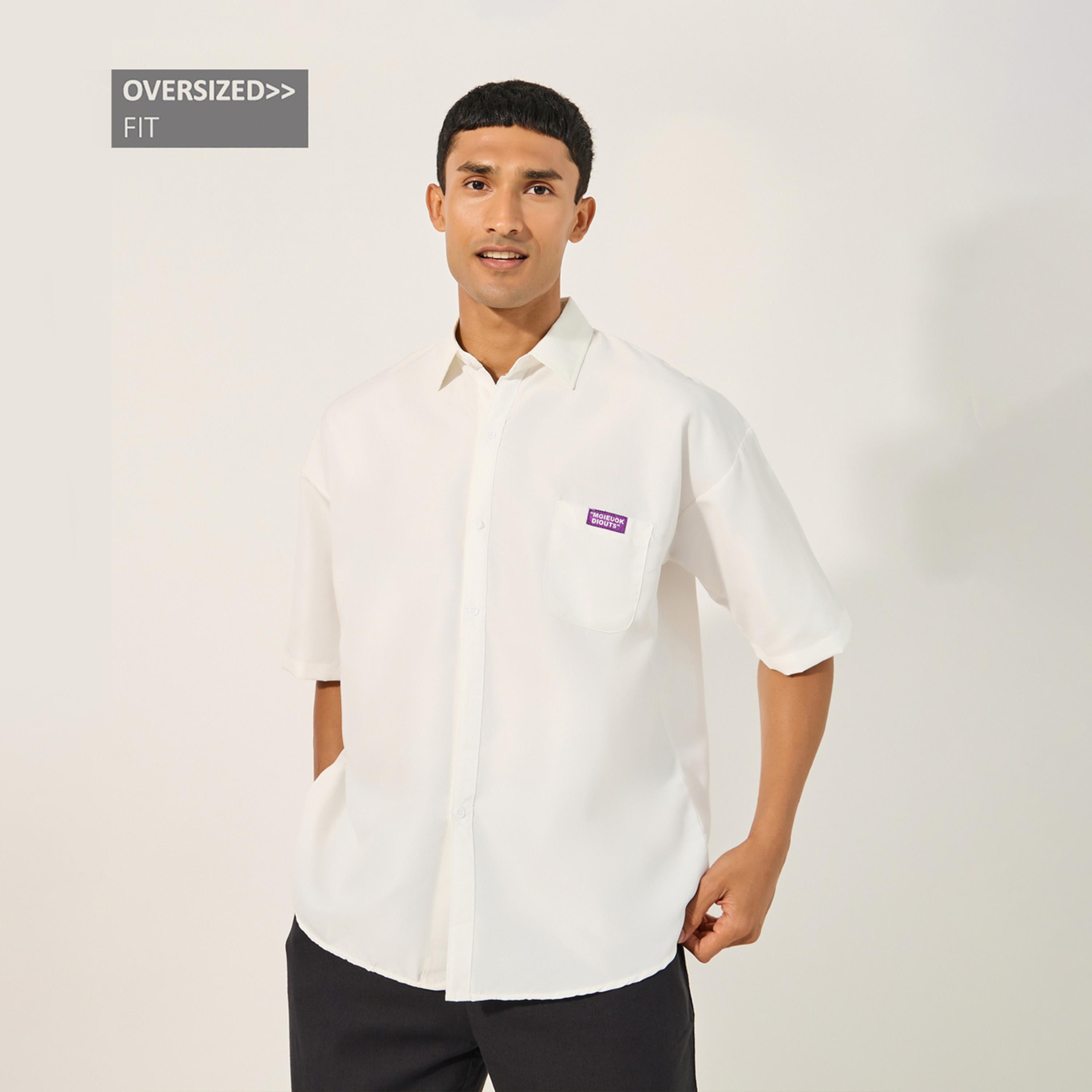 Styli Oversized Button Down Spread Collar Shirt-men-clothing-shirts-image-1