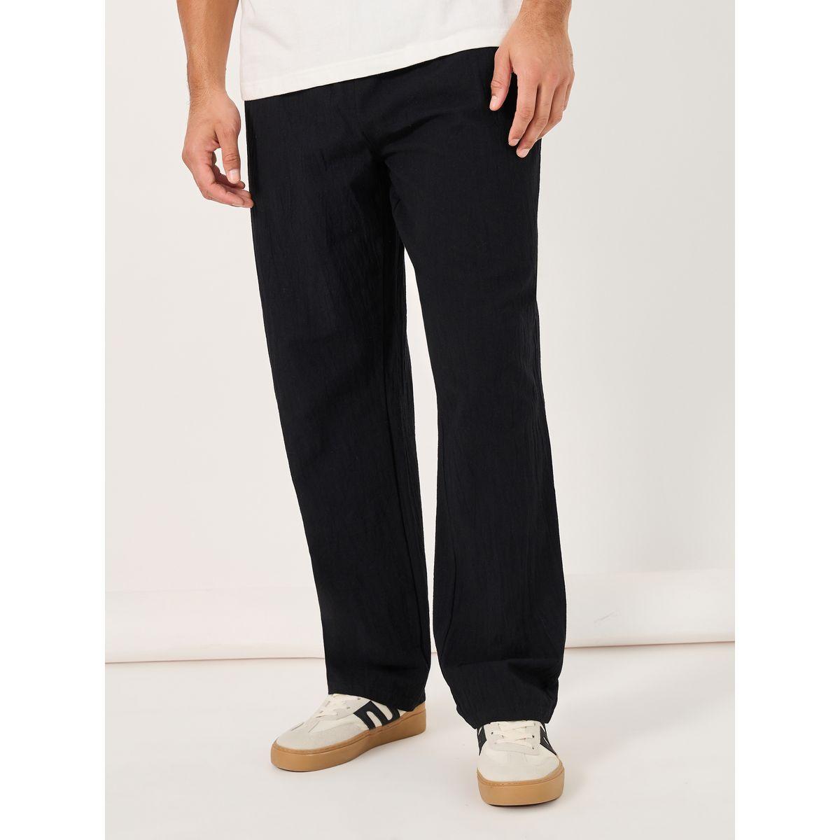 Relaxed Fit Drawcord Waist Woven Pants-men-clothing-bottoms-trousersandchinos-trousers-image-1
