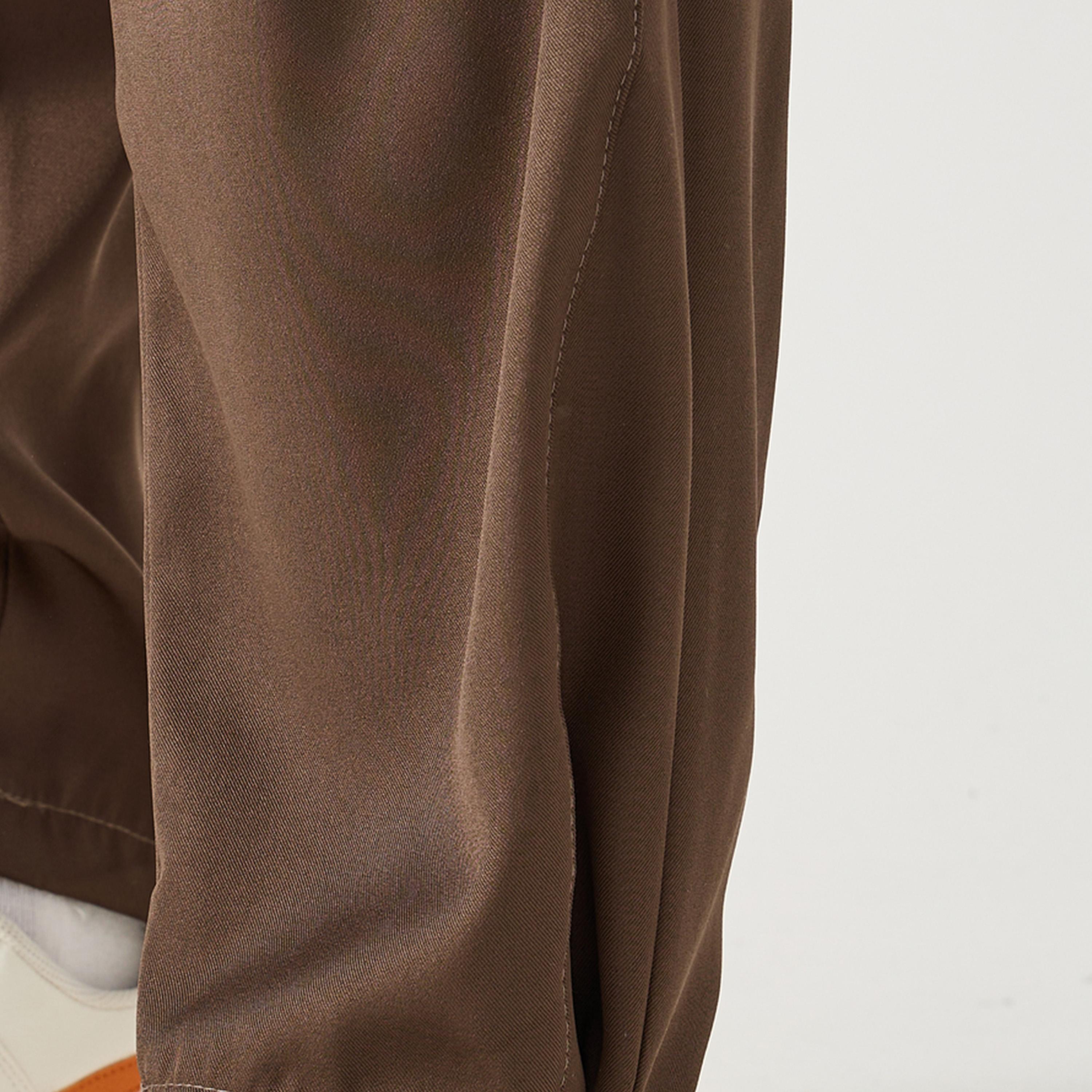 Styli Solid Loose Fit Mid Rise Pants with Drawstring-men-clothing-bottoms-trousersandchinos-trousers-image-5