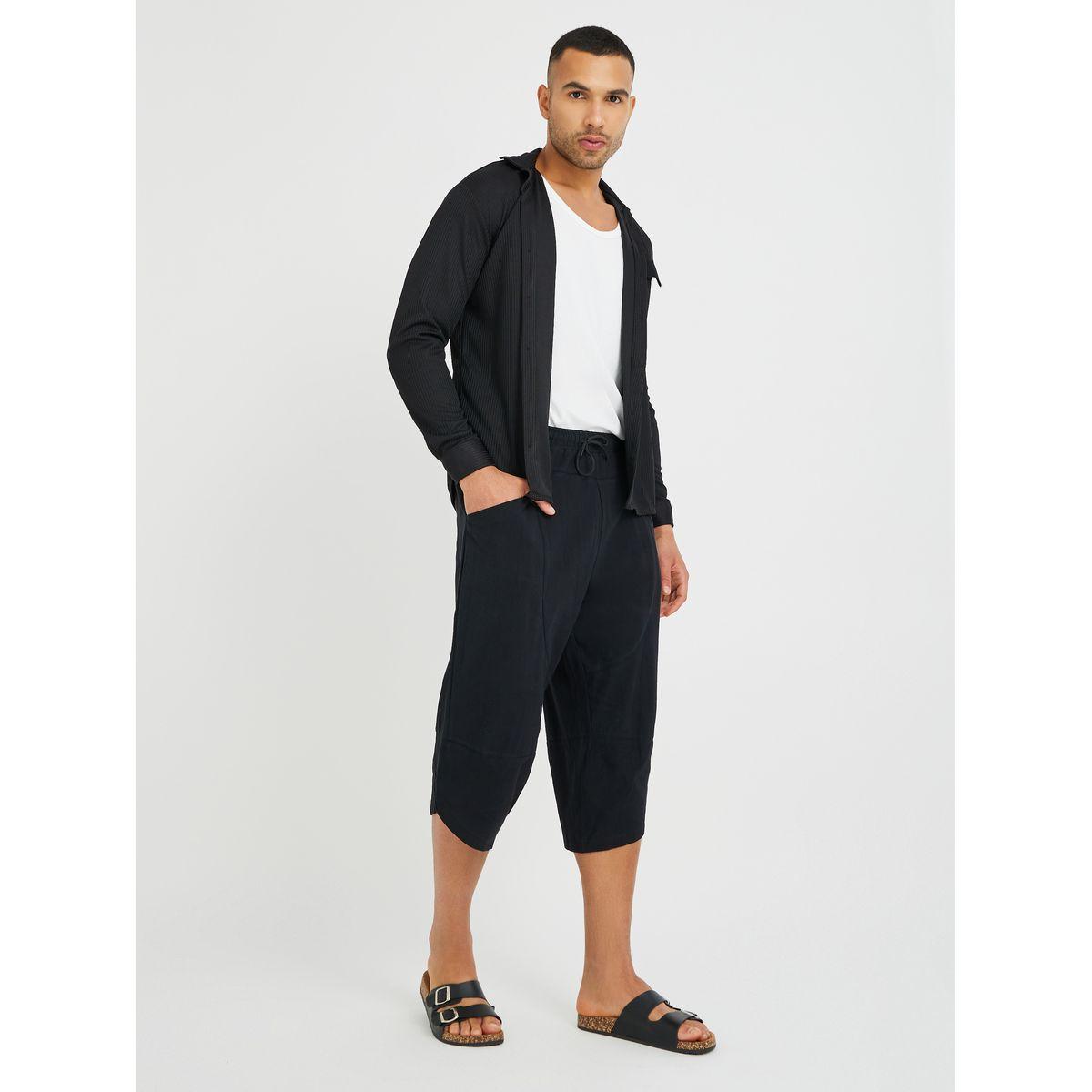 بنطال قطن كتان منسوج مع أربطة-men-clothing-bottoms-trousersandchinos-trousers-image-2