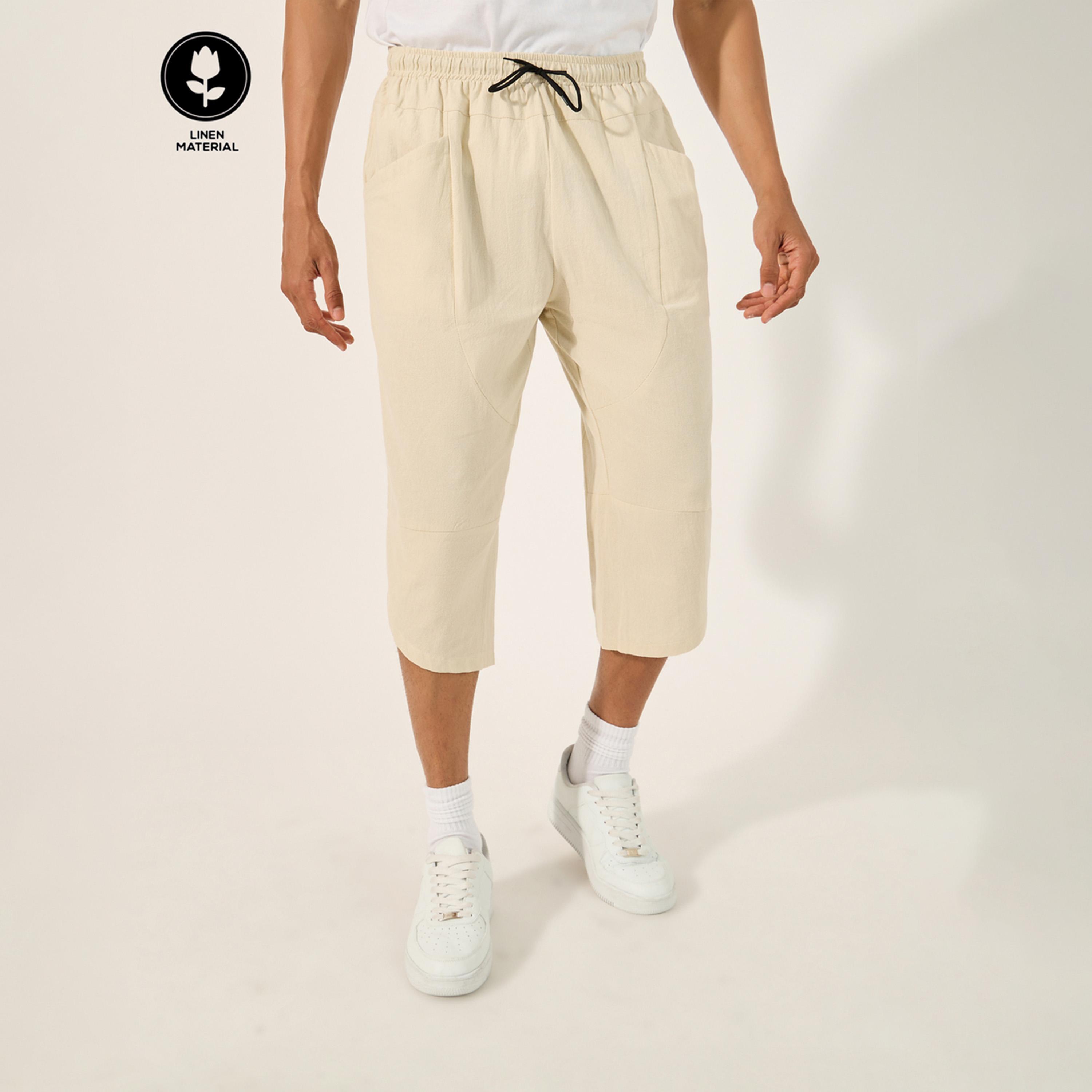 Styli Cotton Linen Woven Pant with Drawstring-men-clothing-bottoms-trousersandchinos-trousers-image-1