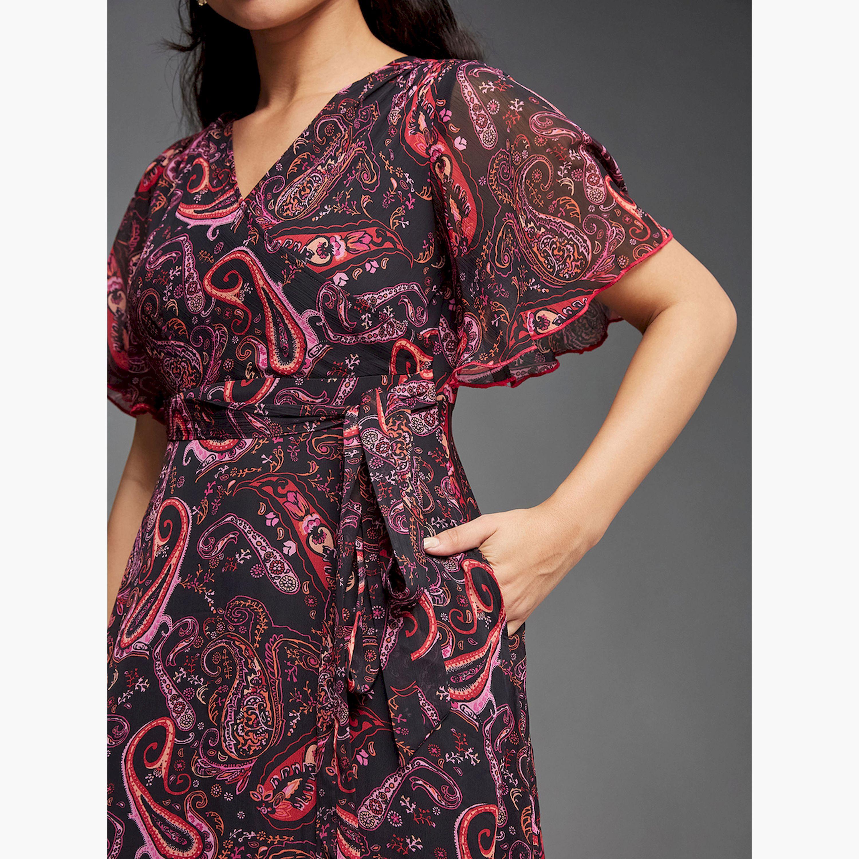 Styli Paisley Printed Wrap Look A-Line Maxi Dress-women-clothing-dresses-image-6