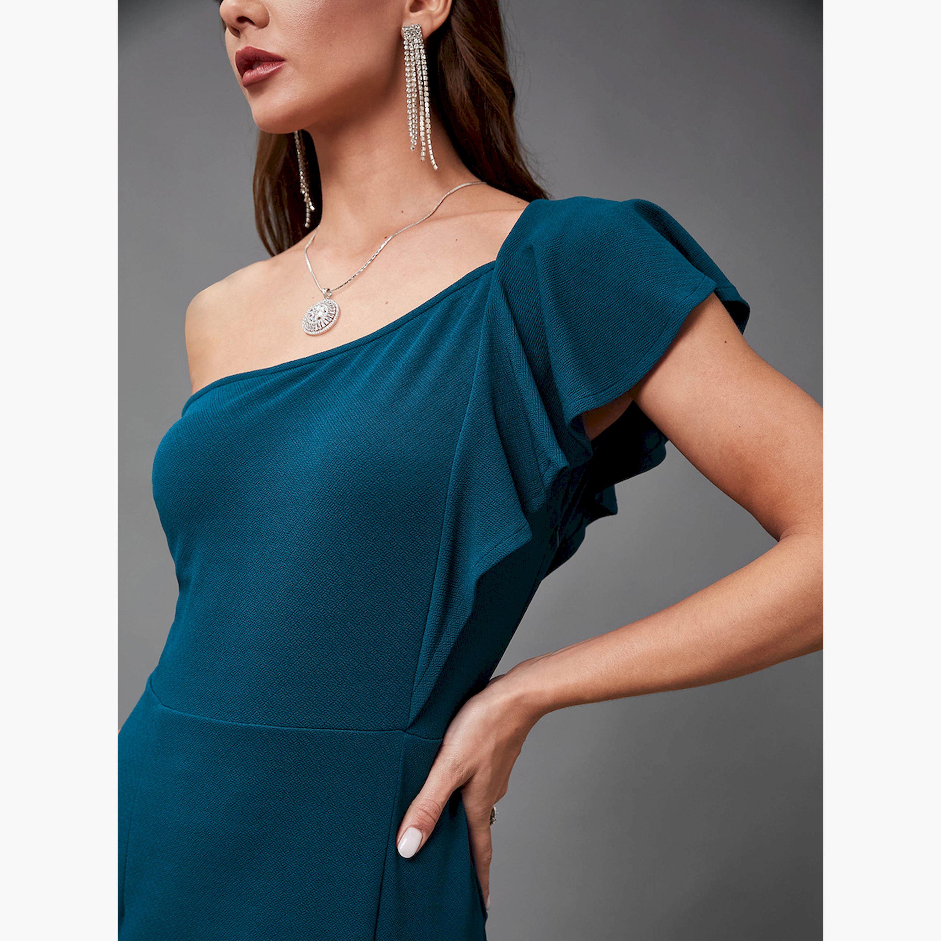 ستايلي - فستان ماكسي ضيق مكشوف الكتفين-women-clothing-dresses-image-4