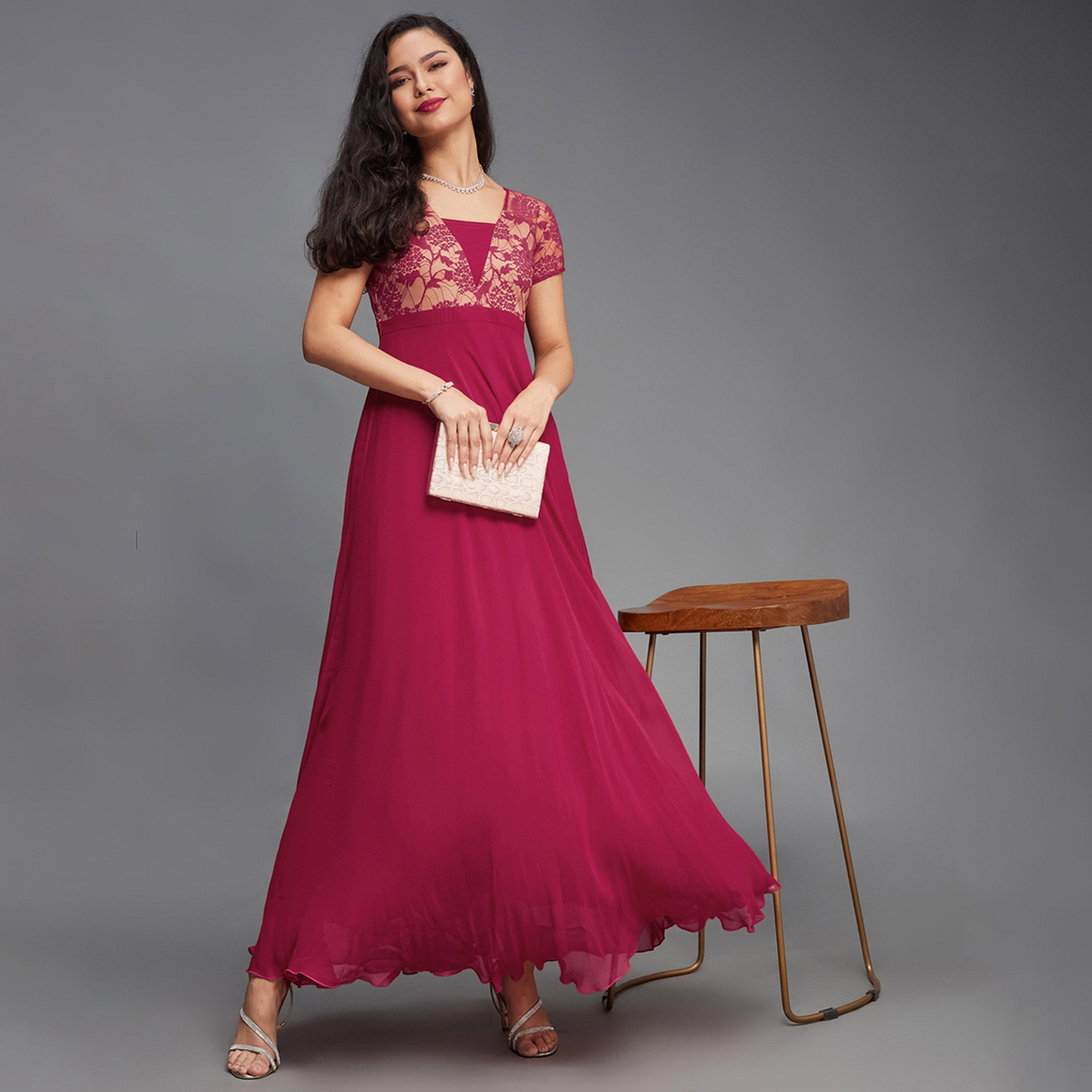 Styli Lace Insert Square Neck A-Line Maxi Dress-women-clothing-dresses-image-6