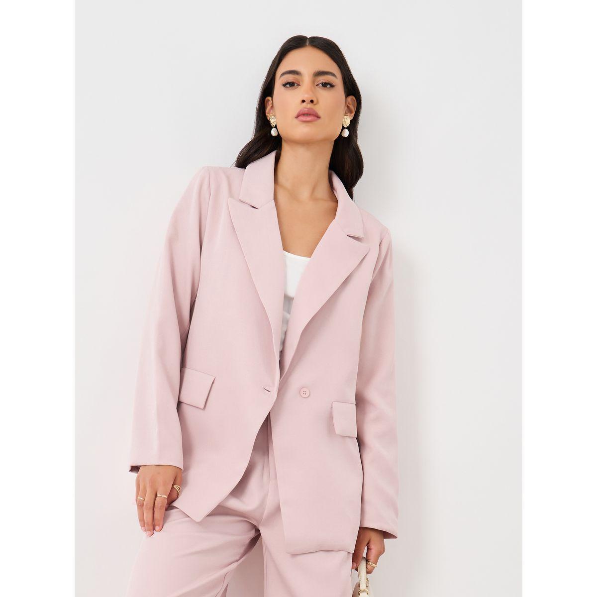 Styli Oversized Notch Label Regular Fit Blazer-women-clothing-coatsandjackets-blazers-image-1