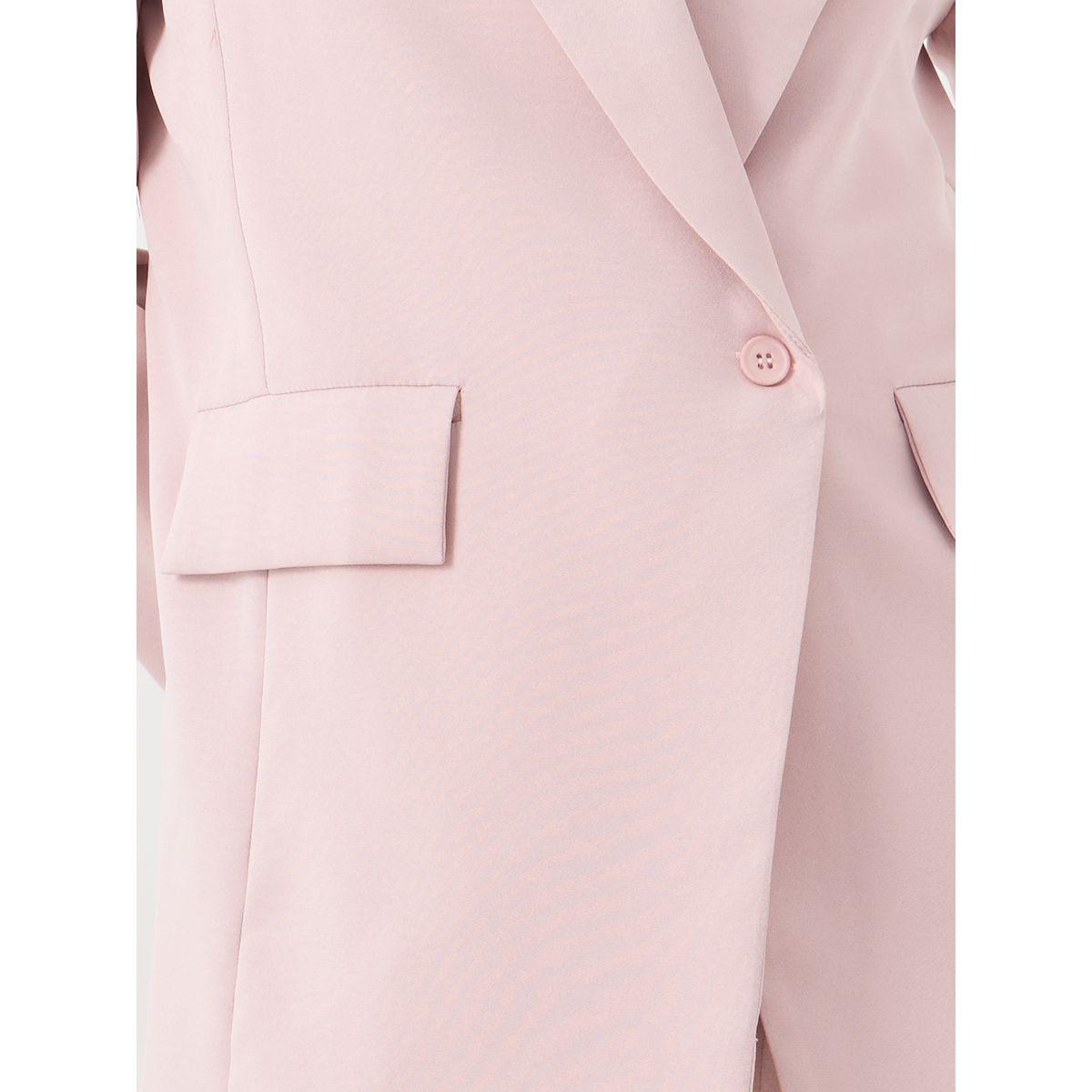 بليزر فضفاض بقصة عادية وياقة نوتش-women-clothing-coatsandjackets-blazers-image-2