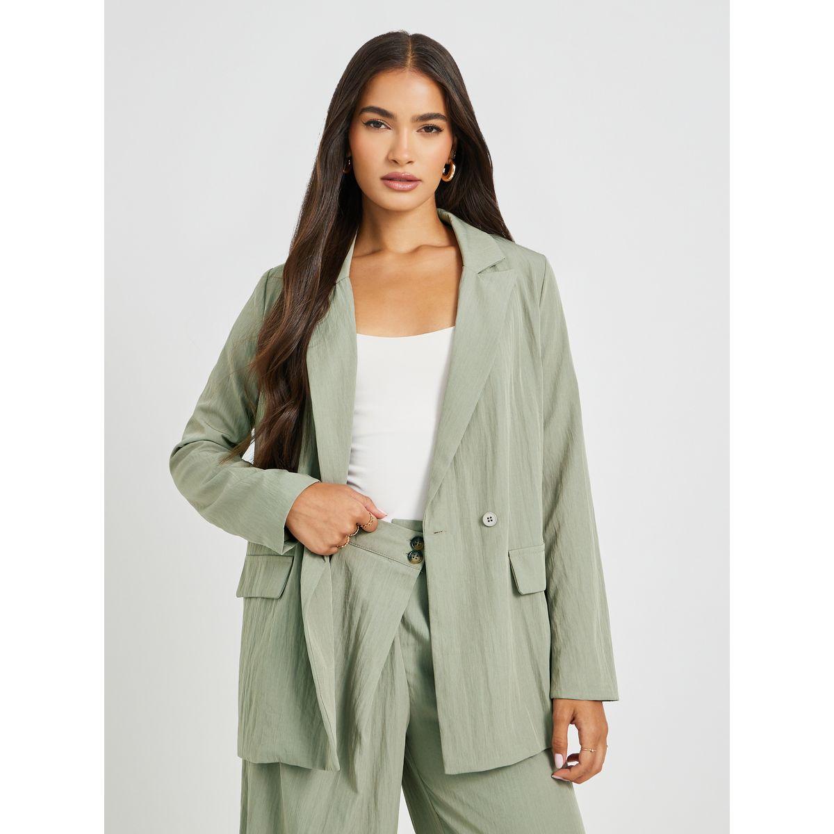 Styli Notch Lapel Oversized Regular Length Double Breasted Blazer-women-clothing-coatsandjackets-blazers-image-1