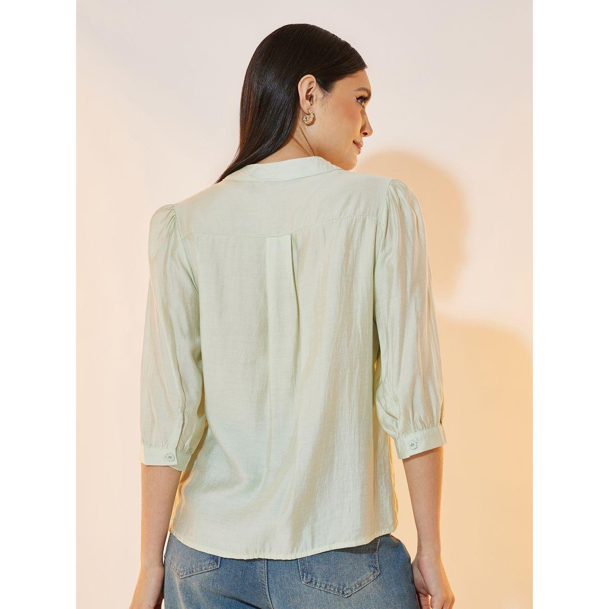 Take Two Solid Pintuck Embroidered Shirt-women-clothing-shirtsandblouses-shirts-image-4
