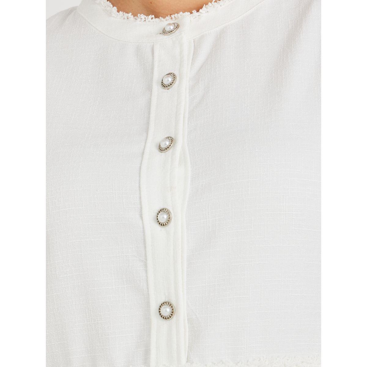 Styli Plus Size Solid Buttoned Short Sleeve A-Line Midi Dress-women-clothing-dresses-image-4