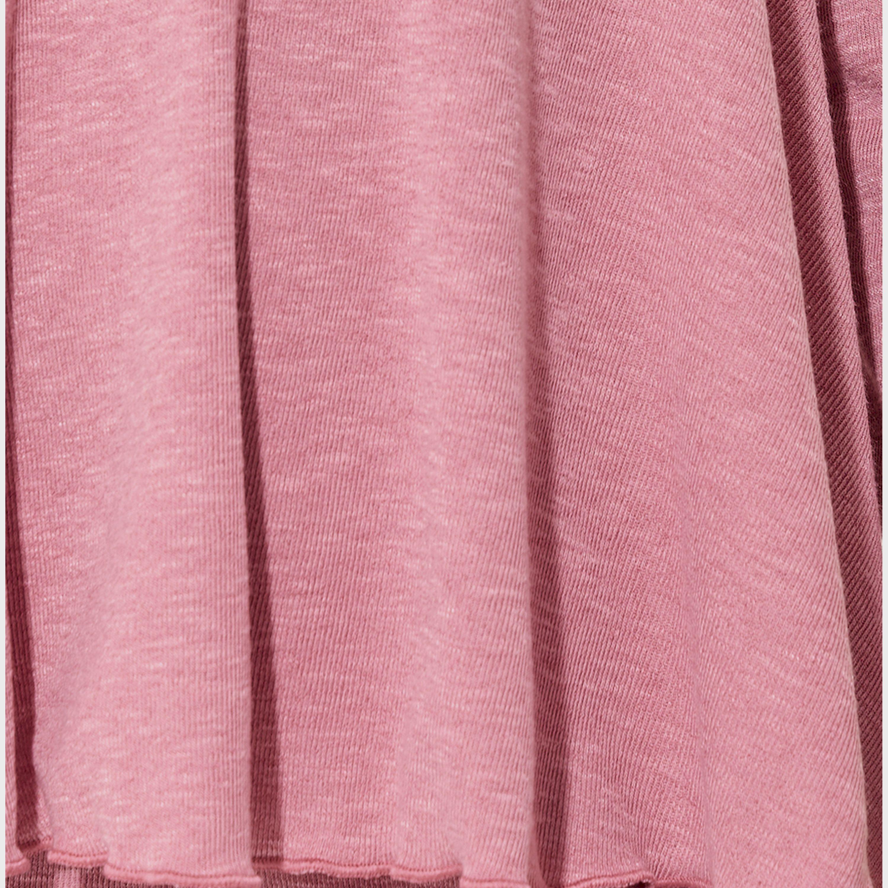 Take Two Solid Ruffled Hem Round Neck Top and Pyjama Set-women-clothing-nightwear-pyjamas-longsets-image-4