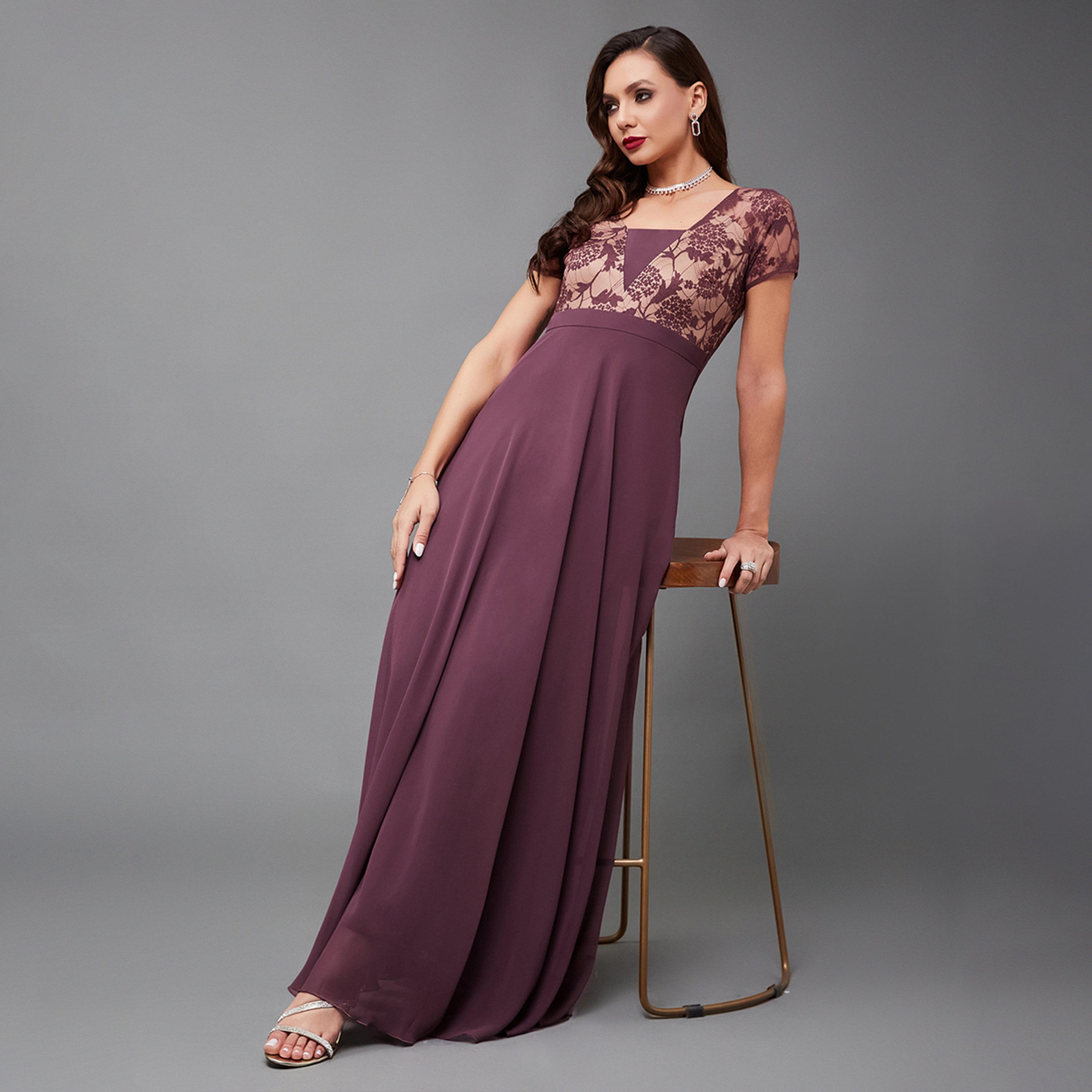 Styli Lace Insert Square Neck A-Line Maxi Dress-women-clothing-dresses-image-6