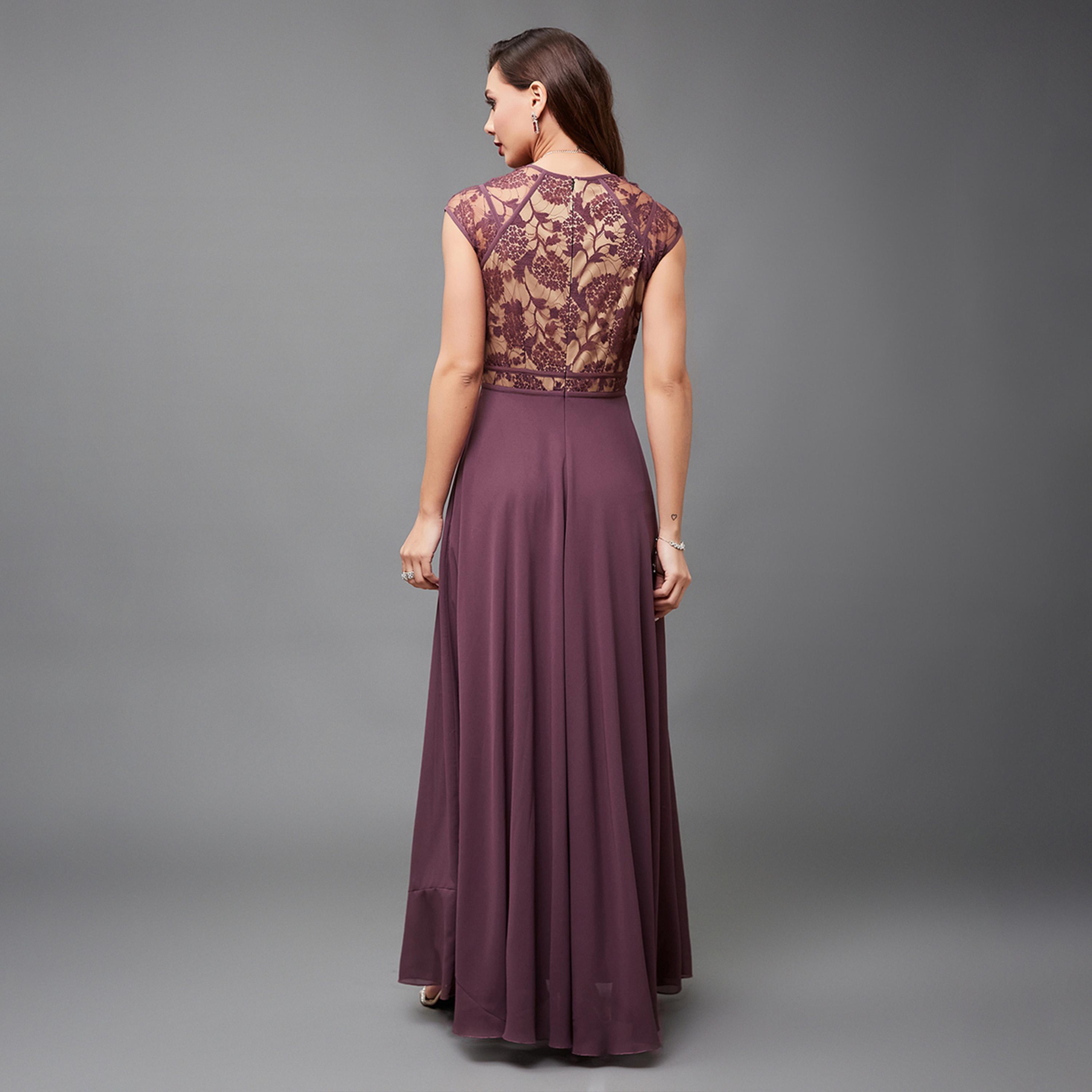 Styli Lace Queen Ann Neck A-Line Maxi Dress-women-clothing-dresses-image-3