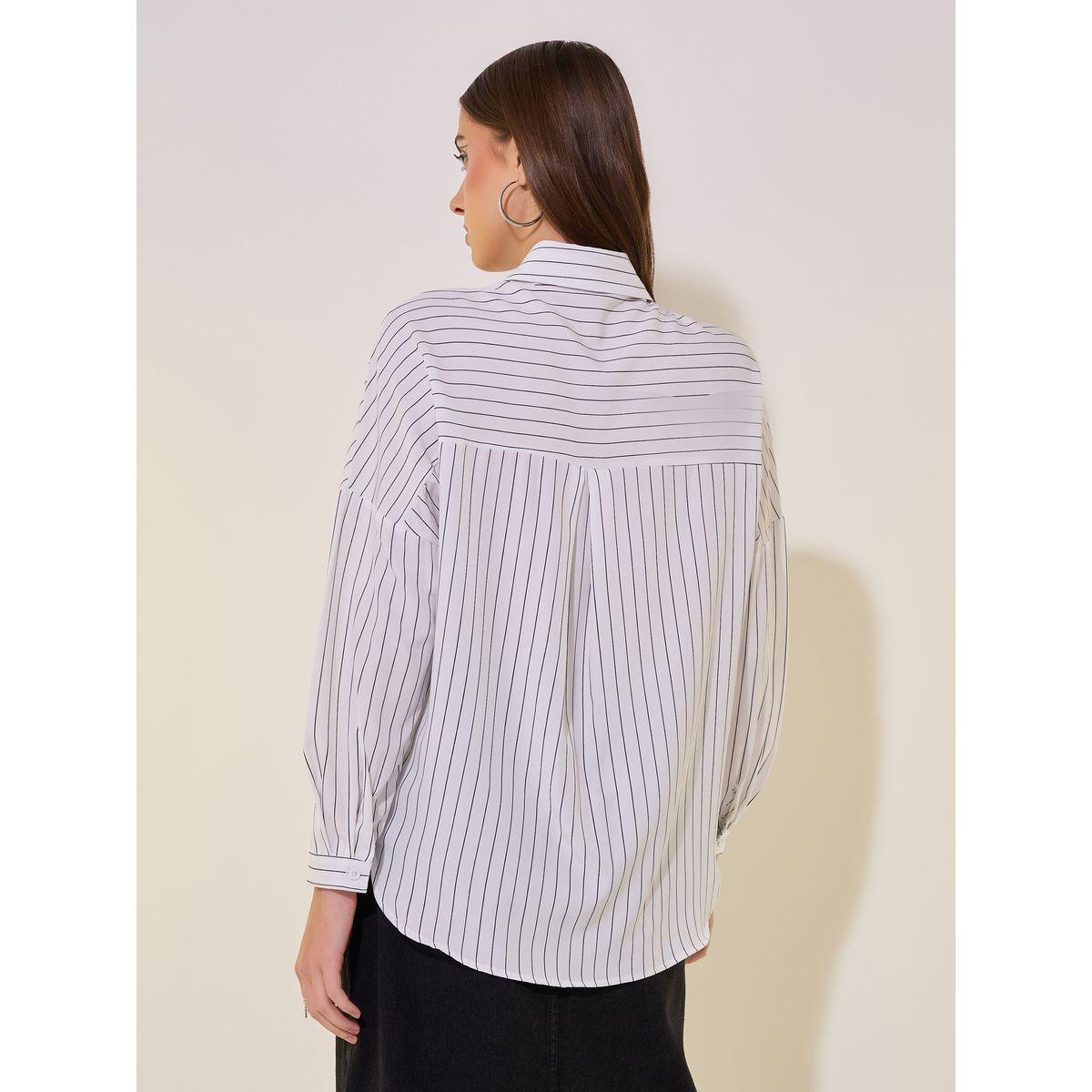 Oversized Striped Collared Shirt-women-clothing-shirtsandblouses-shirts-image-6