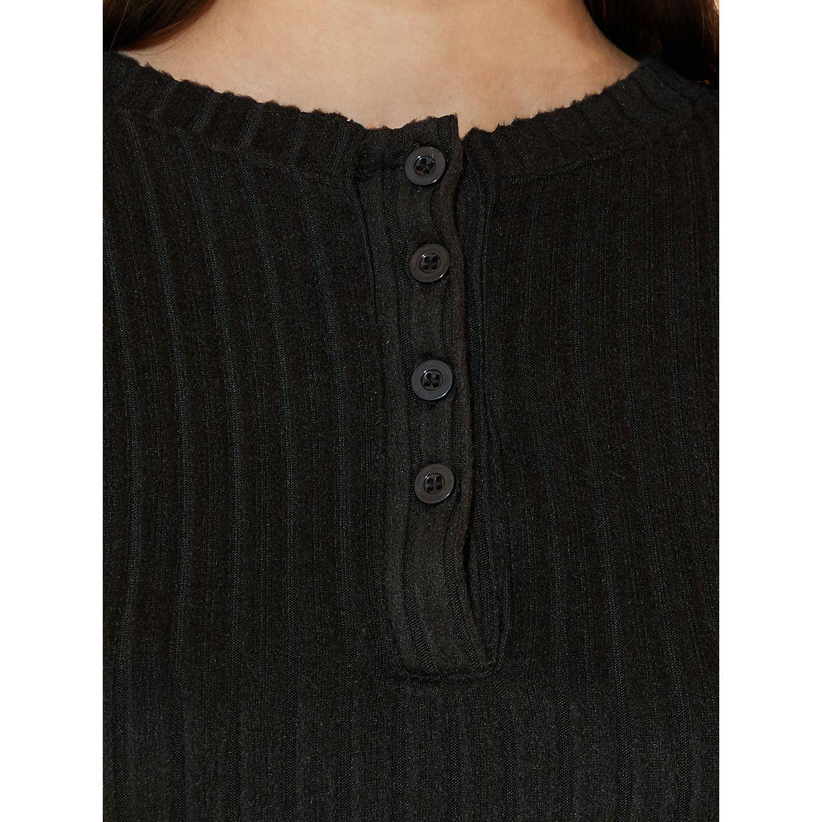 Take Two Textured Stripe Long Sleeve Midi Dress-women-clothing-dresses-image-3