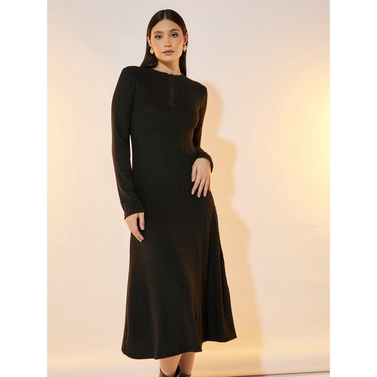فستان ميدي مخطط بأكمام طويلة-women-clothing-dresses-image-5