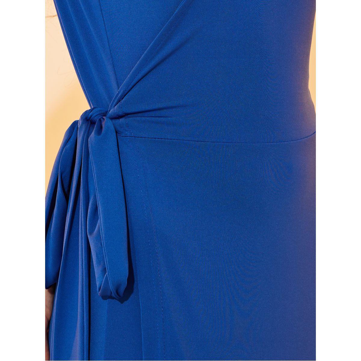 Take Two V Neck Wrap Maxi Dress with Tie-Up Detail-women-clothing-dresses-image-3