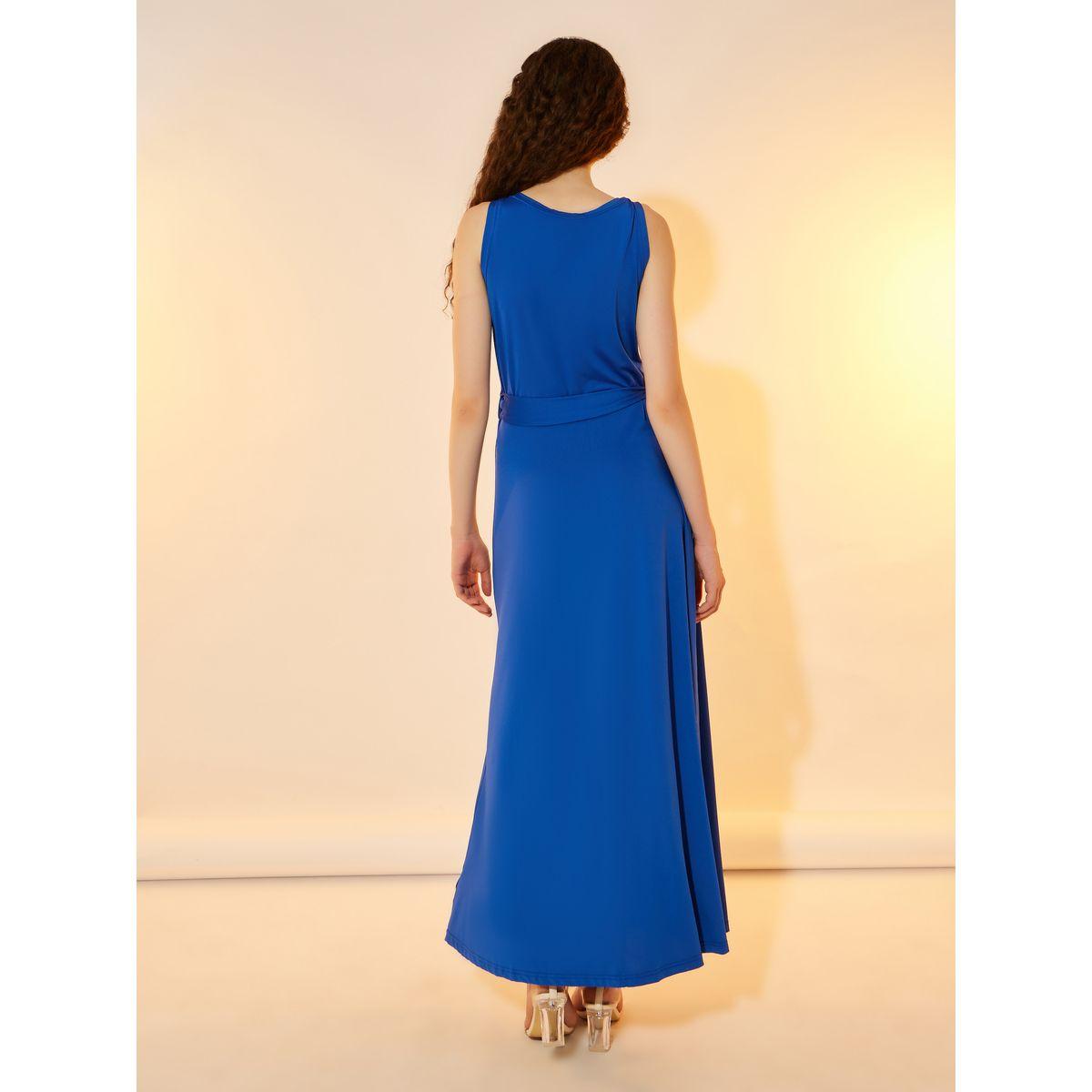 فستان طويل بنمط لف مع أربطة-women-clothing-dresses-image-4