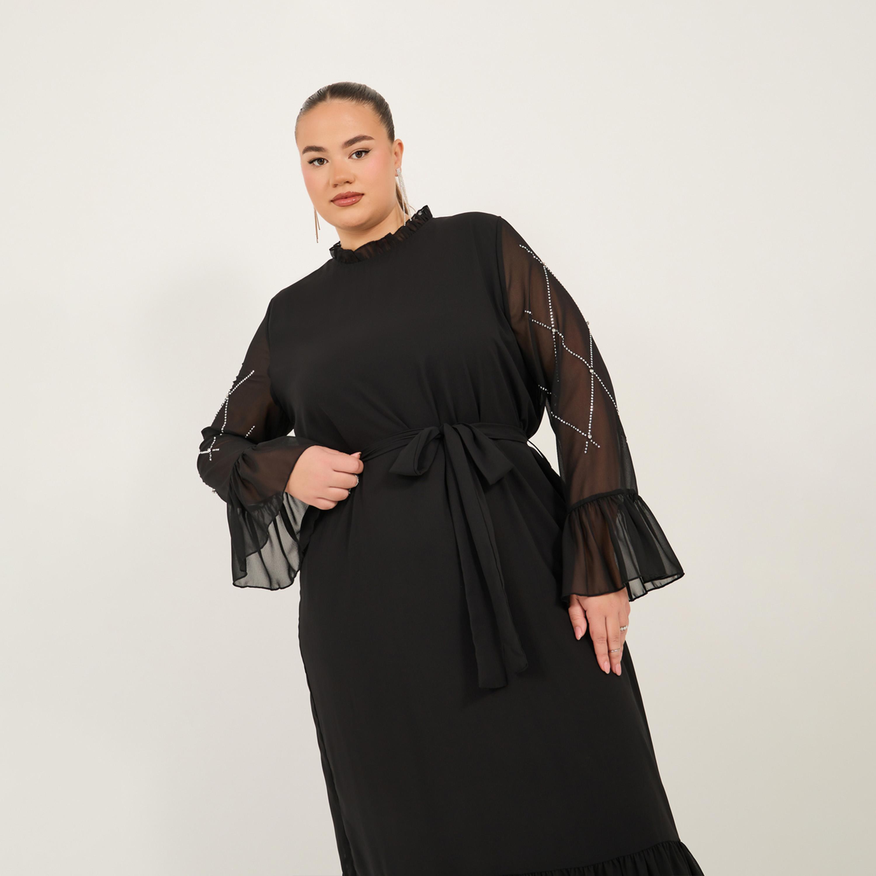 Styli Plus Size Embellished Ruffled Hem Maxi Dress-women-clothing-dresses-image-3