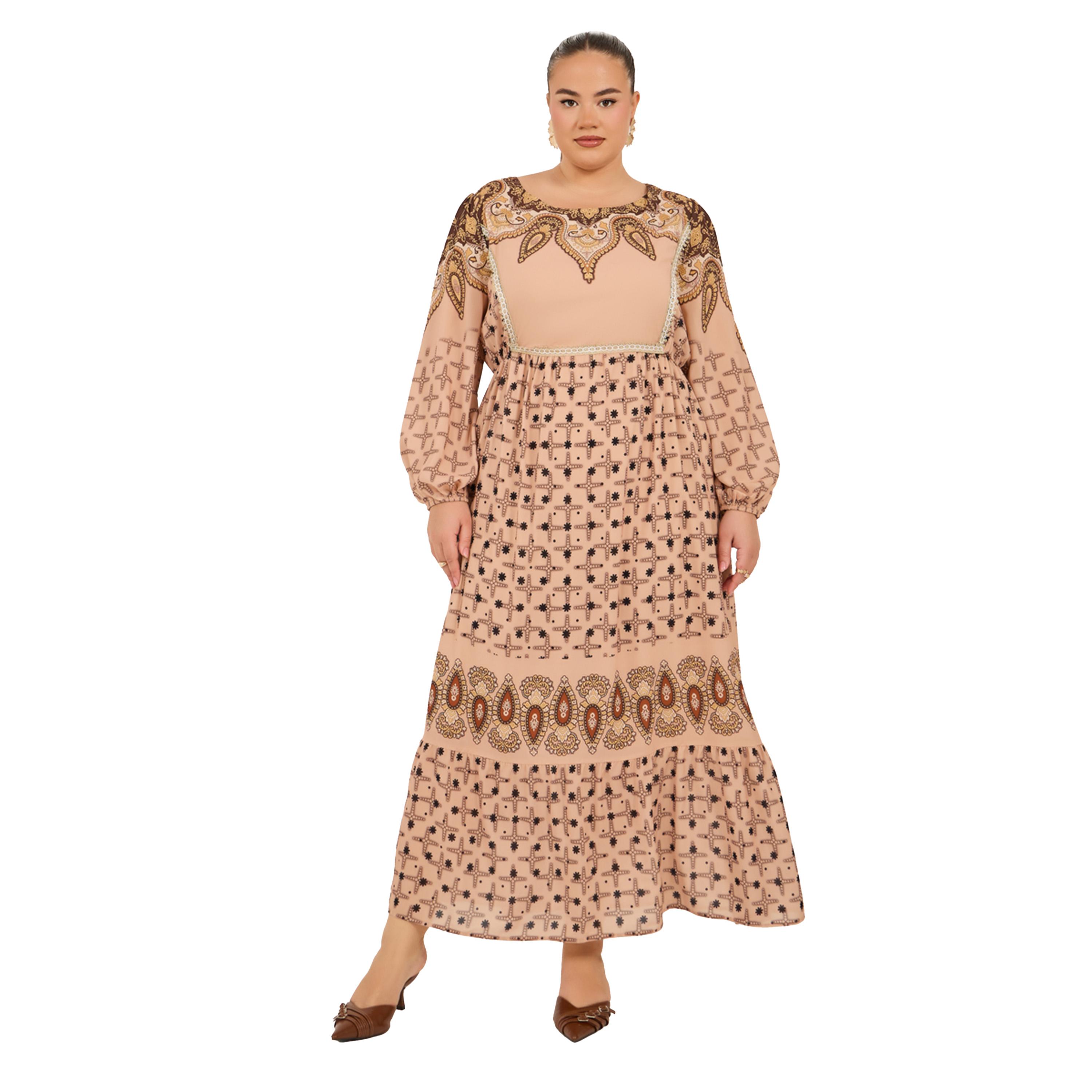 Styli Print Long Sleeves A-Line Maxi Dress-women-clothing-dresses-image-1