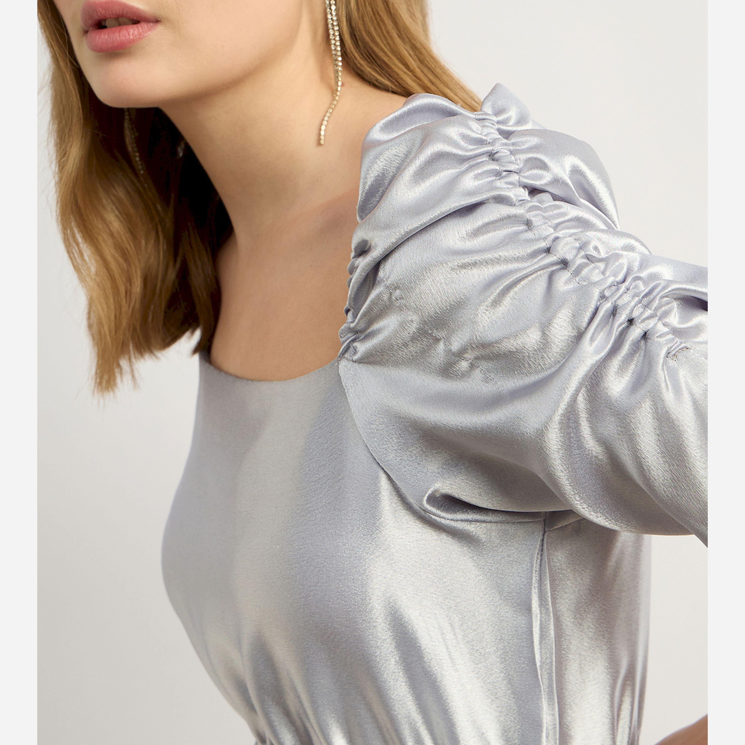 ستايلي - يو آند اف - فستان ماكسي أزرق بقصّة سادة وواسعة-women-clothing-dresses-image-4