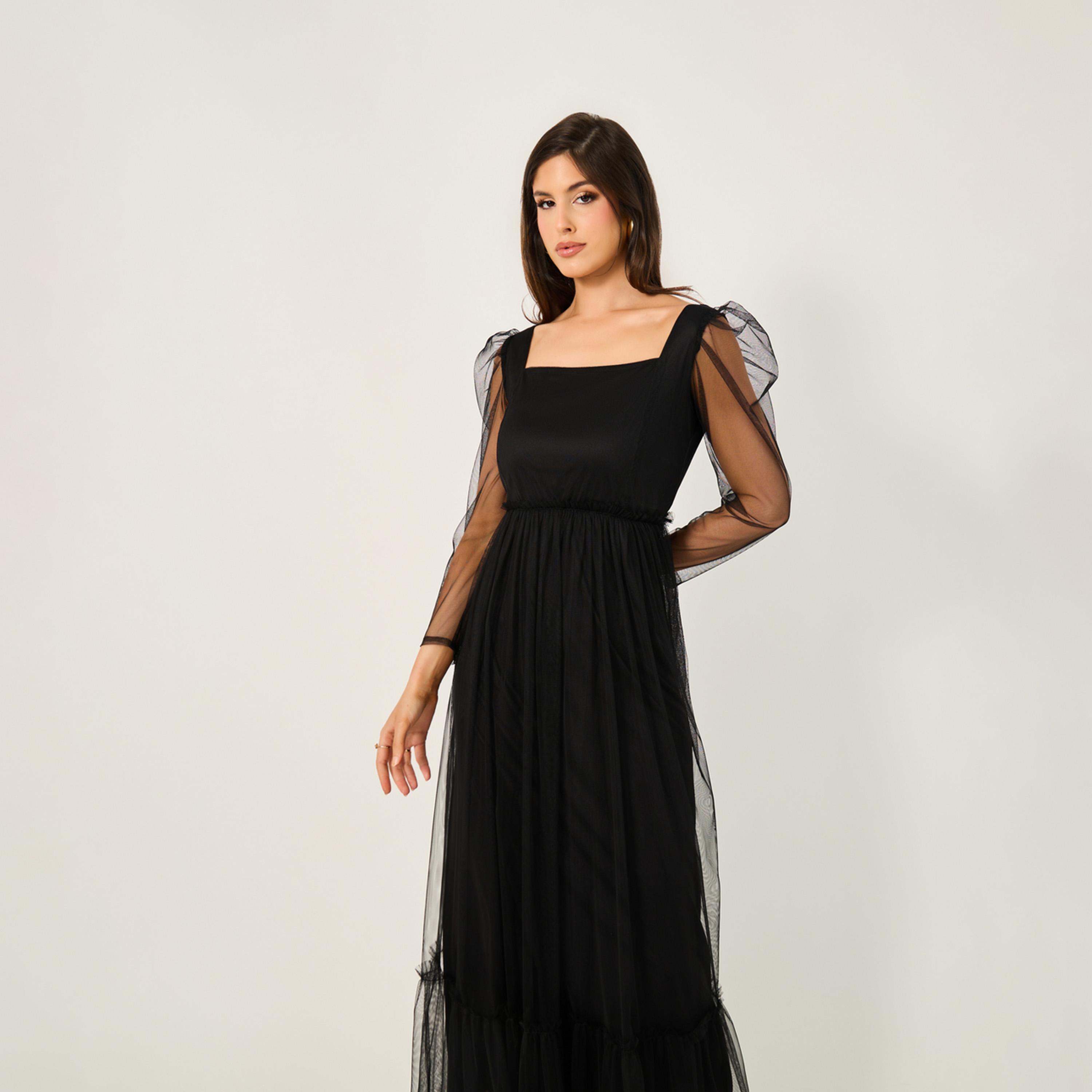 فيشود ستايلي - فستان ماكسي متعدد الطبقات بطبعة زهور-women-clothing-dresses-image-3