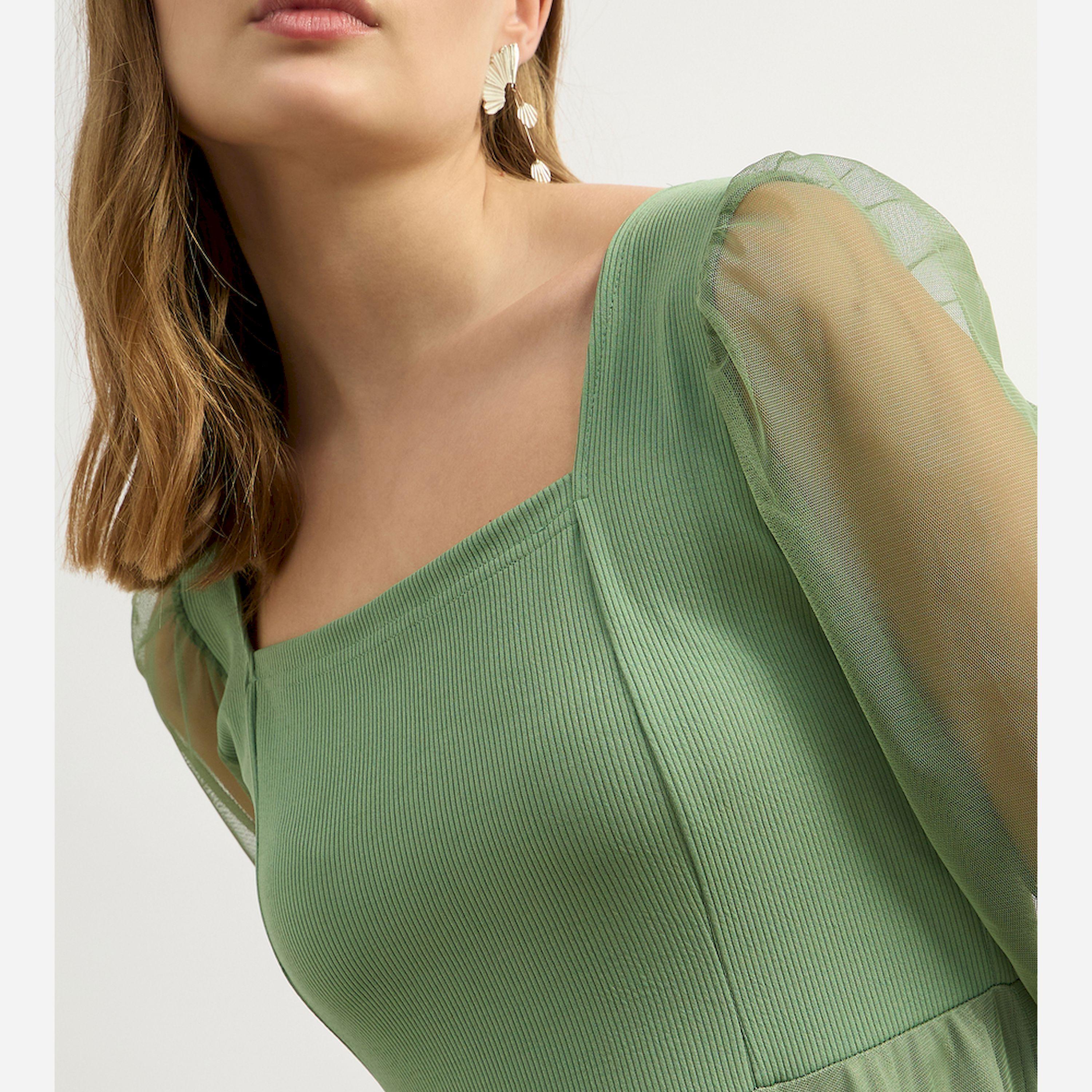 Styli U And F Green Net Maxi Dress-women-clothing-dresses-image-4