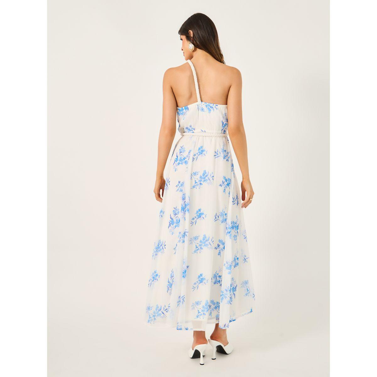 فستان طويل بأكمام كيب وتداخلات شبكية-women-clothing-dresses-image-6