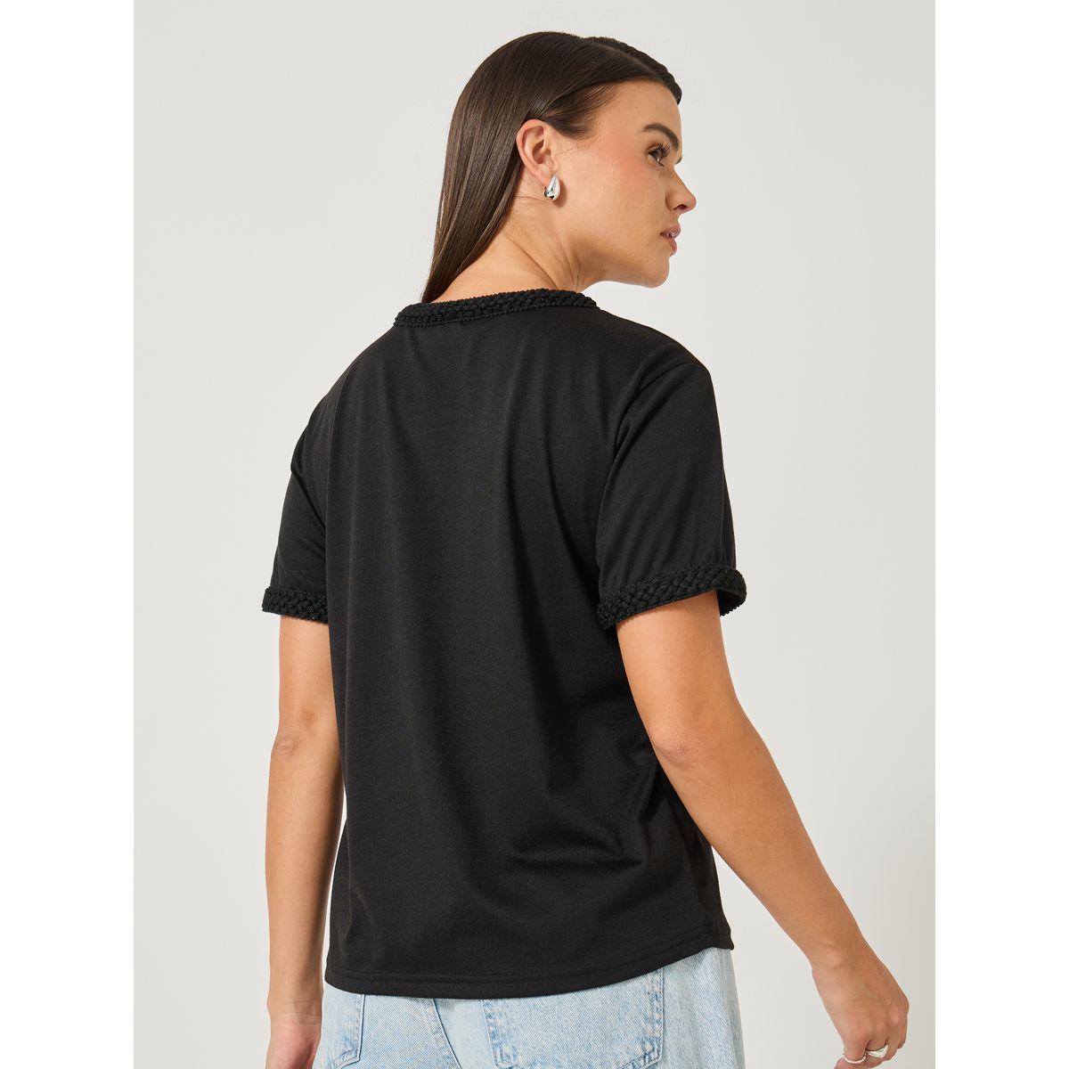 Styli Lace Detail Short Sleeve Regular Fit T-Shirt-women-clothing-tshirts-image-4