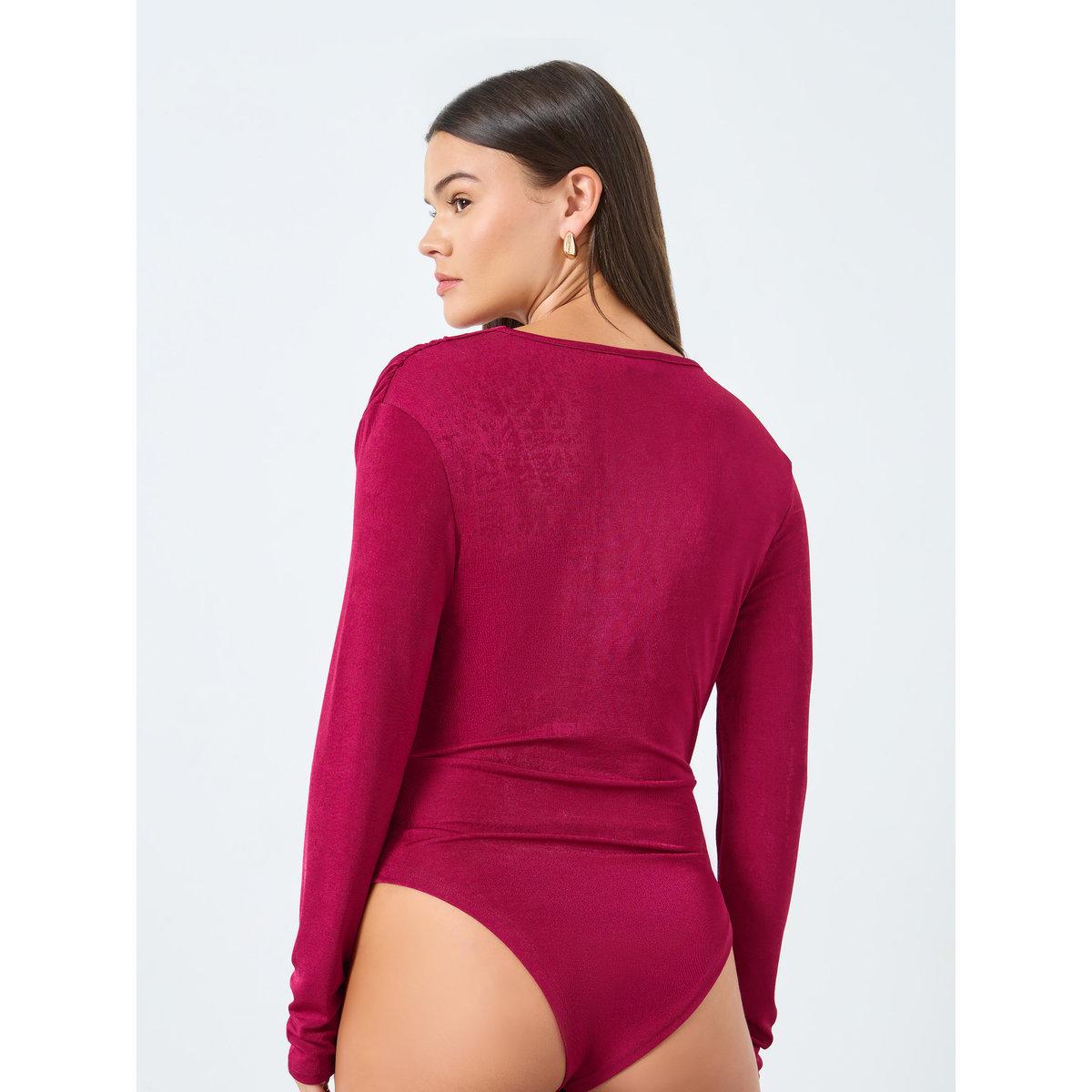 Styli Red Deep V Neck Wrap Bodysuit-women-clothing-shirtsandblouses-blouses-image-6