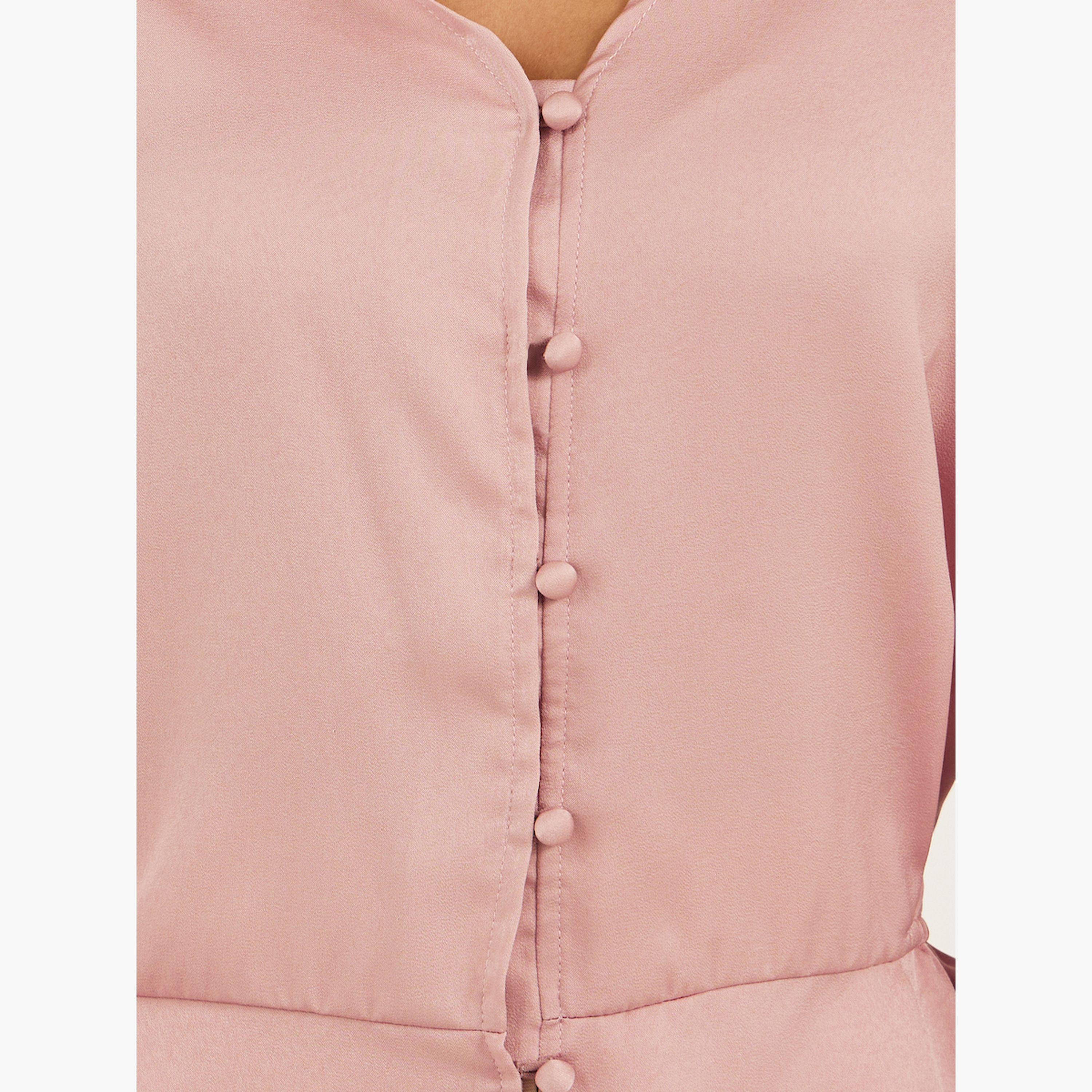 ستايلي -  بلوزة نسائية بأكمام طويلة-women-clothing-shirtsandblouses-blouses-image-3