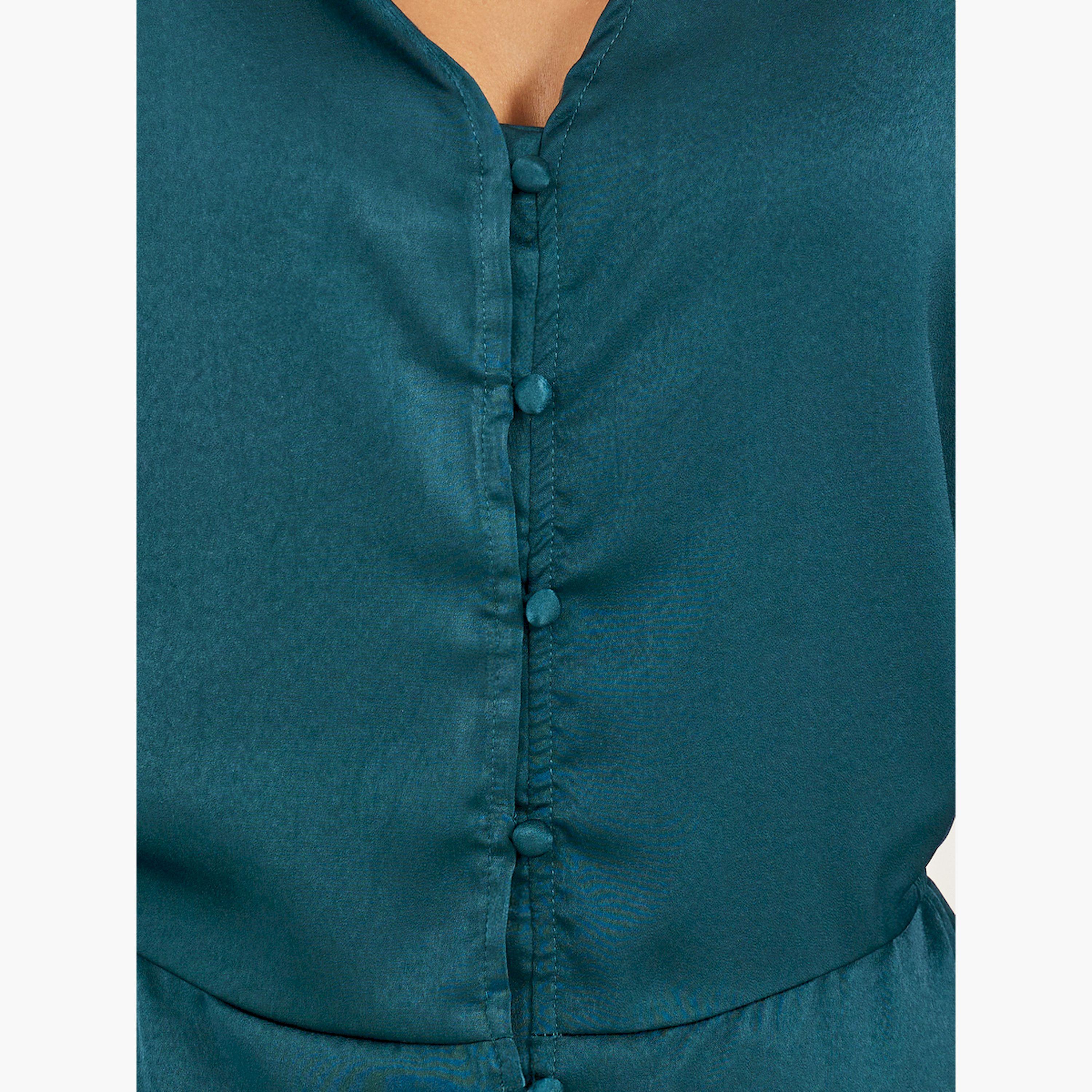 ستايلي -  بلوزة نسائية بأكمام طويلة-women-clothing-shirtsandblouses-blouses-image-3