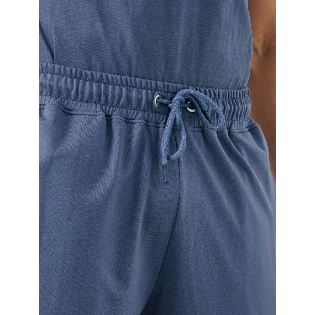Styli Men Dark Blue Slim Fit Open Hem Joggers-men-clothing-bottoms-joggers-image-3