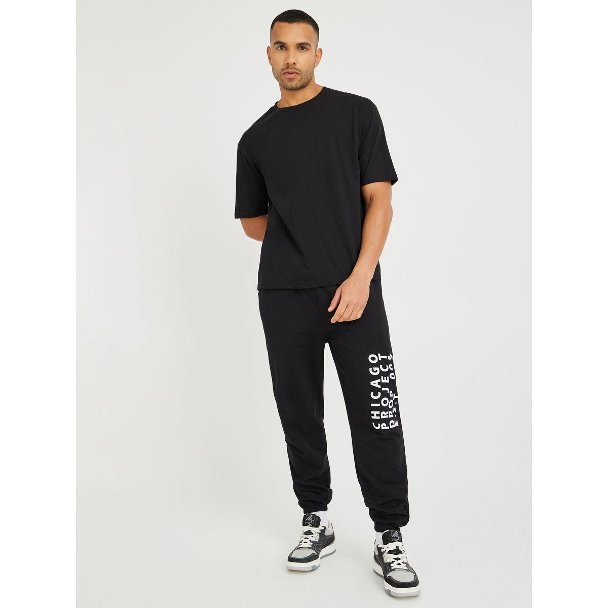 Styli Oversized Cotton Terry Jogger with Print Detail-men-clothing-bottoms-joggers-image-2