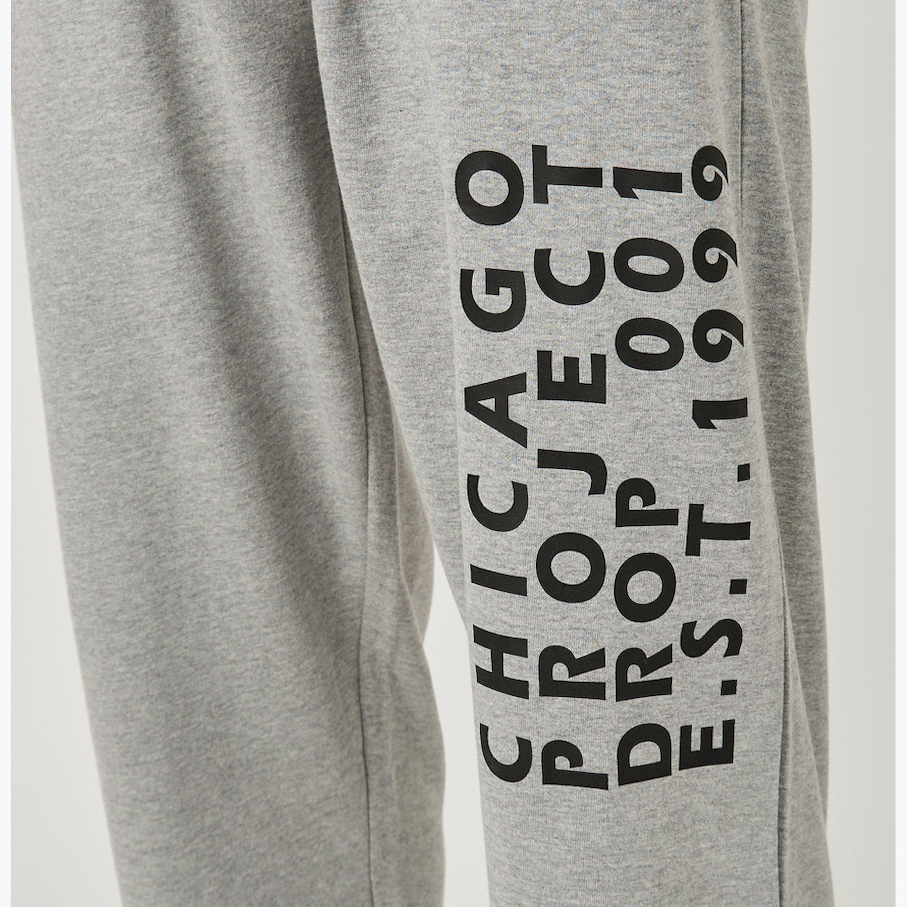 Styli Typography Print Cotton Terry Oversized Fit Joggers-men-clothing-bottoms-joggers-image-3
