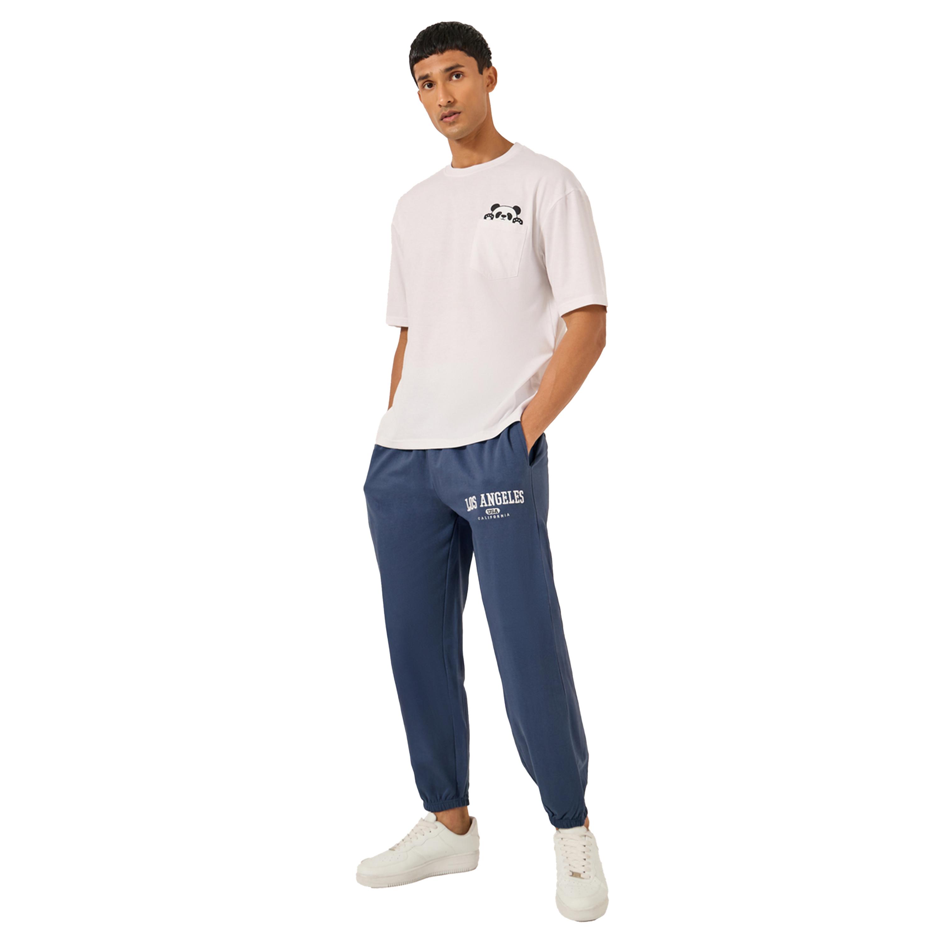 Styli Embroidered Slogan Mid Rise Relaxed Fit Joggers-men-clothing-bottoms-joggers-image-2