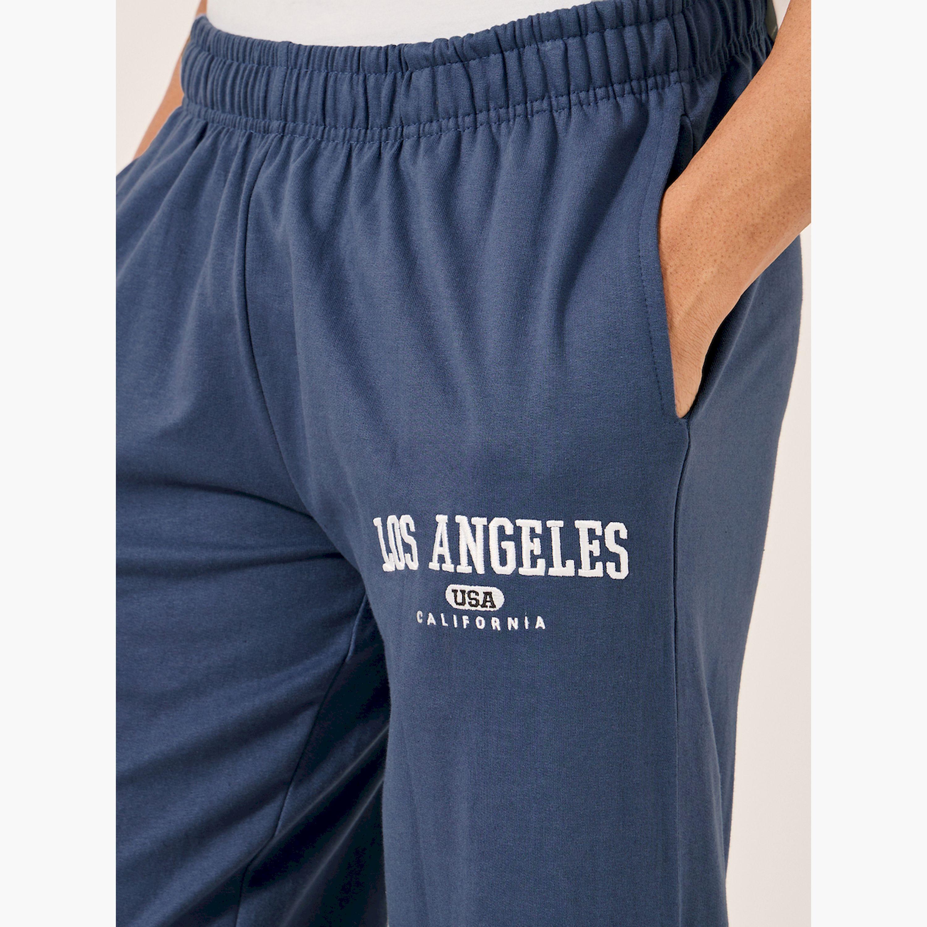 Styli Embroidered Slogan Mid Rise Relaxed Fit Joggers-men-clothing-bottoms-joggers-image-3